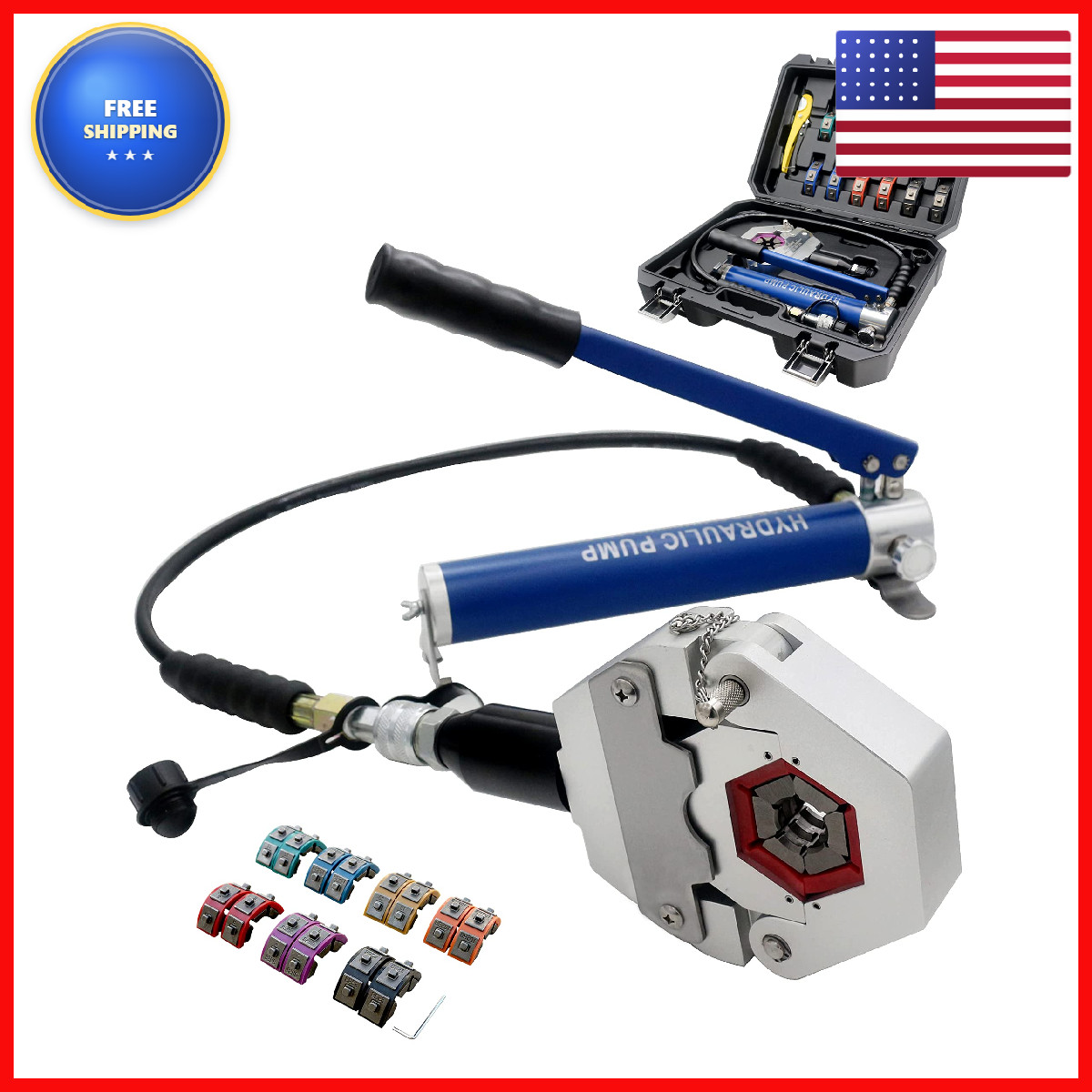 Igeelee Manual Hydraulic A/C Crimper Automotive A/C Crimping Tools For Bh Air