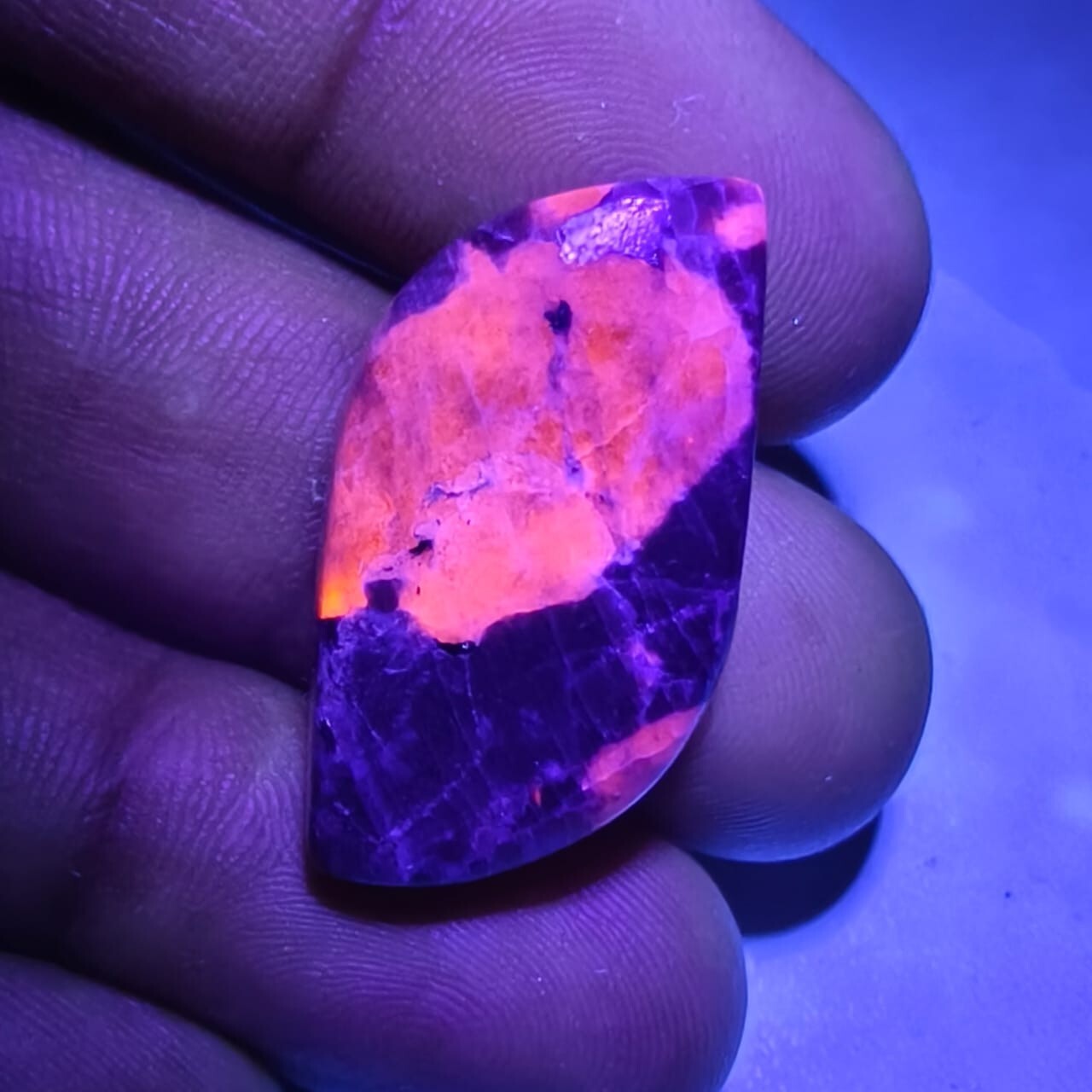 20.50 Cts Natural Yooperlite Cabochon Gemstone 29×15.1×5.8 MM