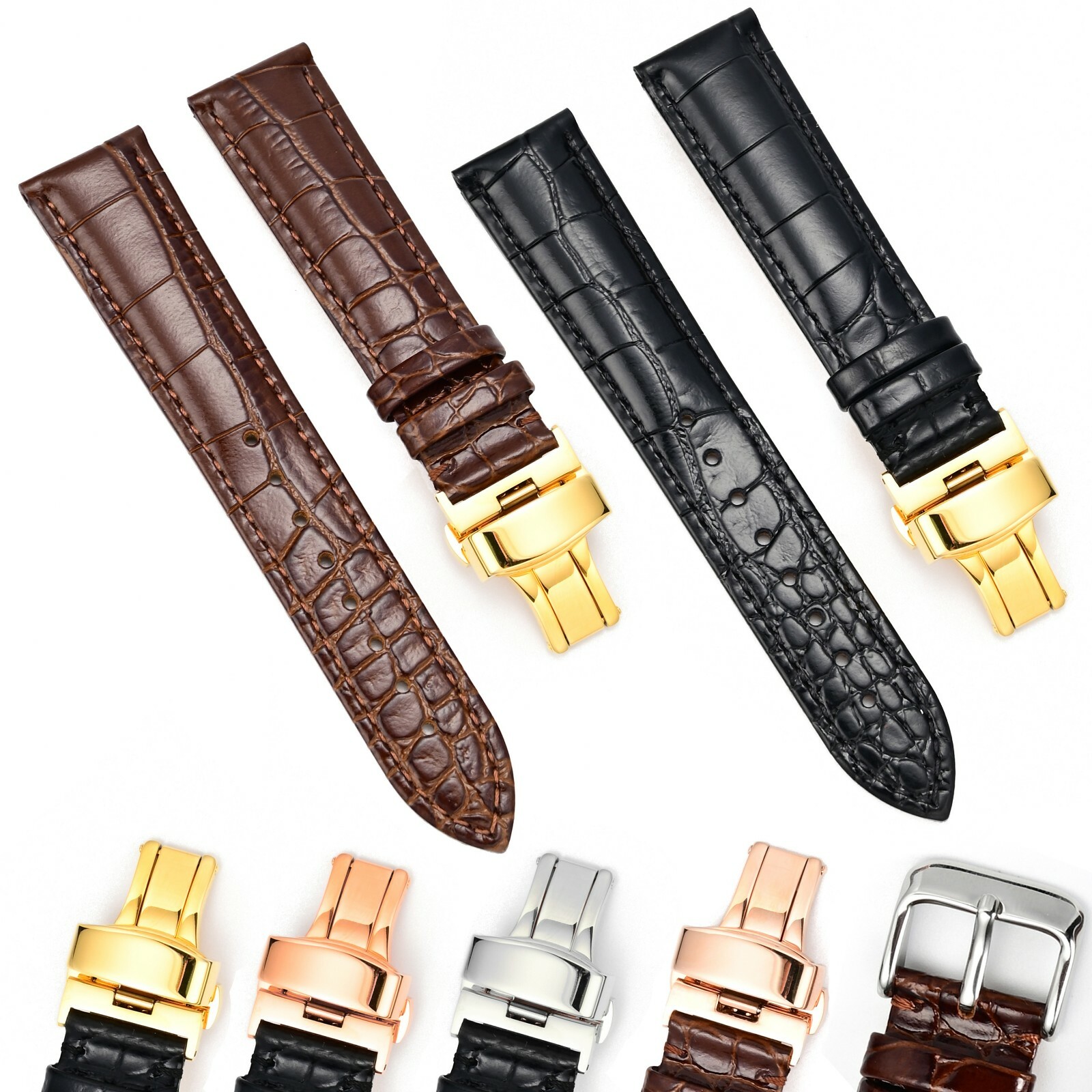 22mm Leather Watch Band Strap For Frederique Constant CLASSIC FC-310 FC-718