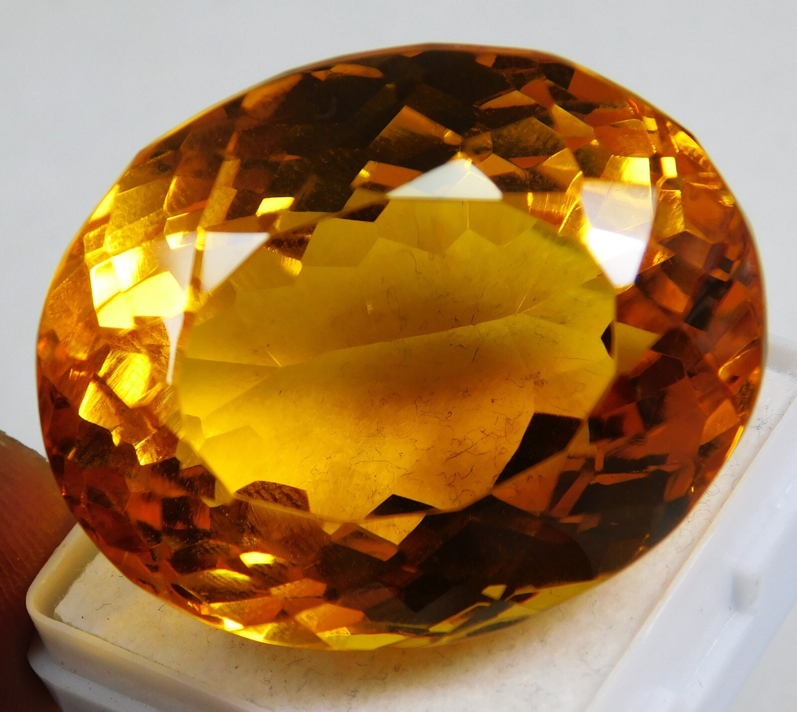 Natural 118.50 Ct Mogok Orange-Yellow Painite Oval Cut Certified Loose Gemstone