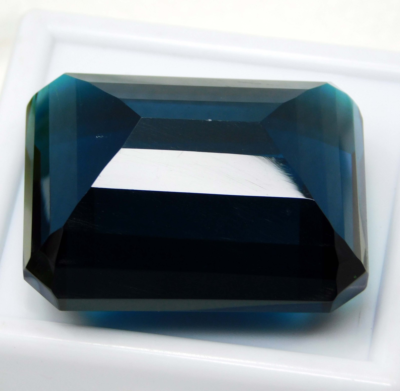 Rare Natural Bluish Green Grandidierite 170.25 Ct Emerald Cut – AAA Flawless Gem
