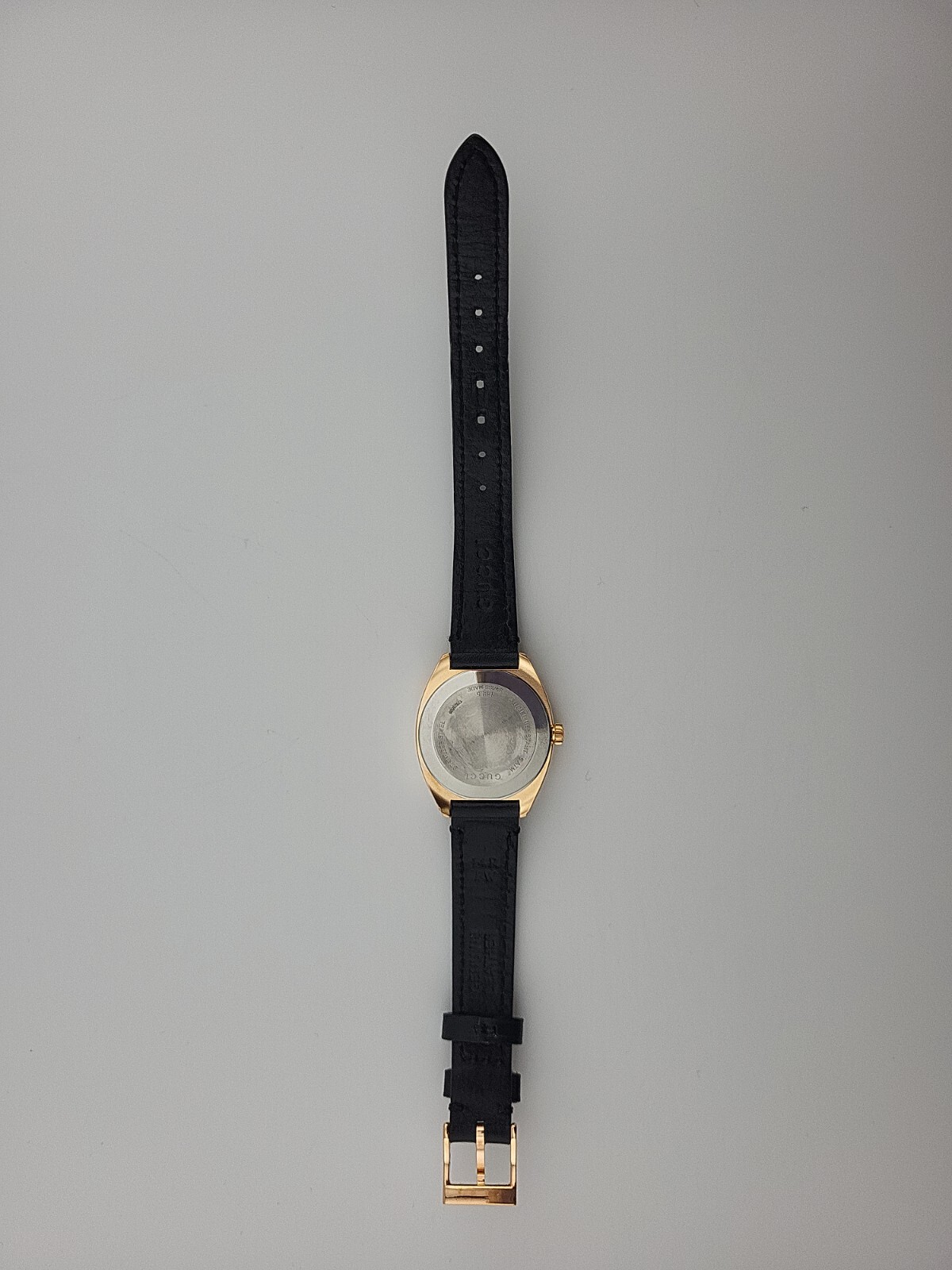 Gucci GG2570 Gold Accent Leather Band Women’s Watch – YA142509
