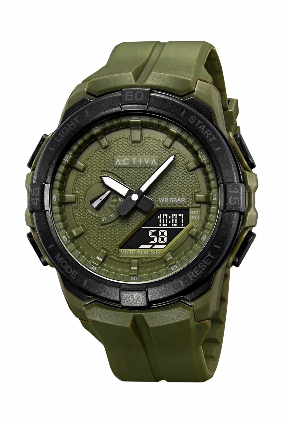 ACW2583-005 – Activa Spry X Invicta Digital Essentials Men 53mm ABS Army Green