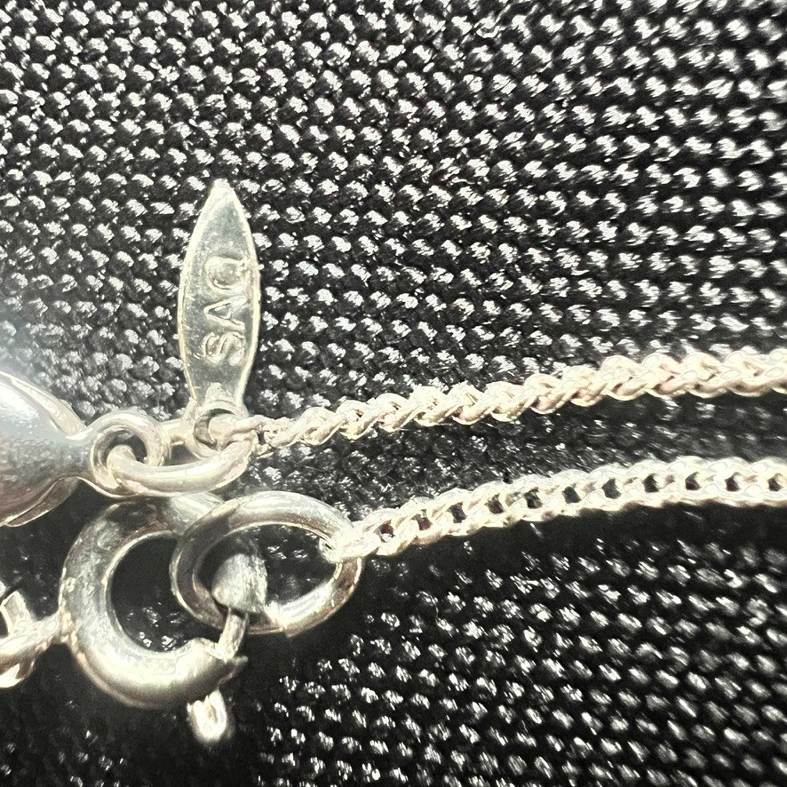 SAC Two Tone Necklace Earring Set NOS Vintage 1990s Silver Gold Tone Crystal