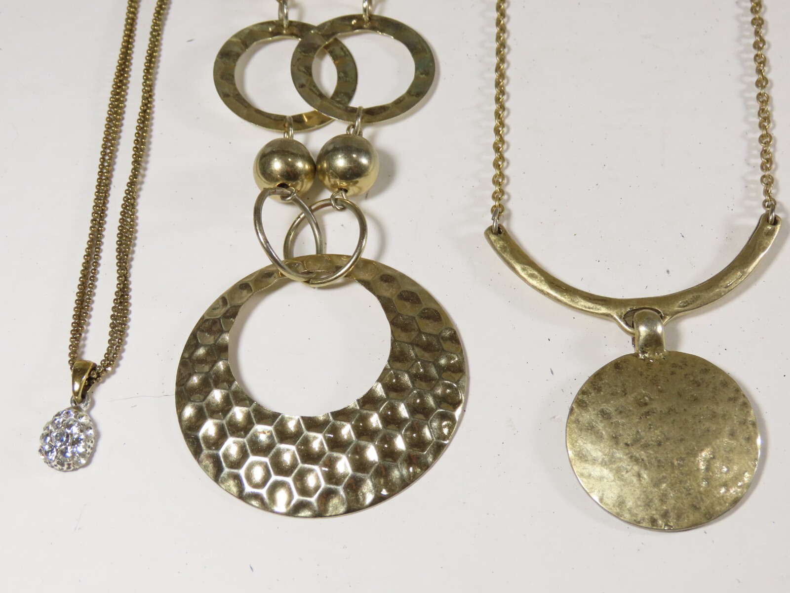 Lia Sophia Avon Necklaces Lot 9-17″ Gold Tone Gorgeous All Signed C5015
