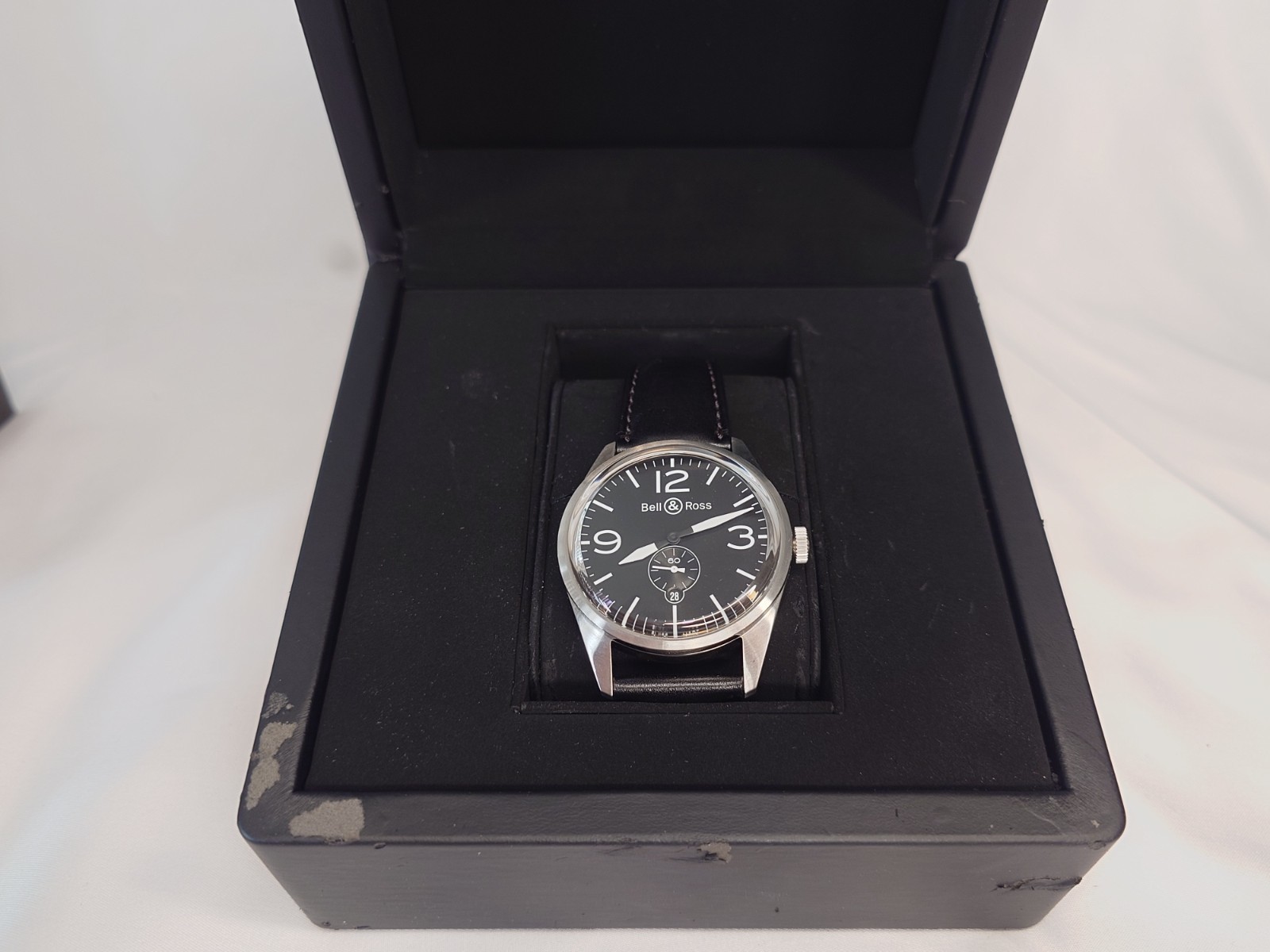 Bell & Ross Vintage BR123-95-SS Watch NEVER WORN