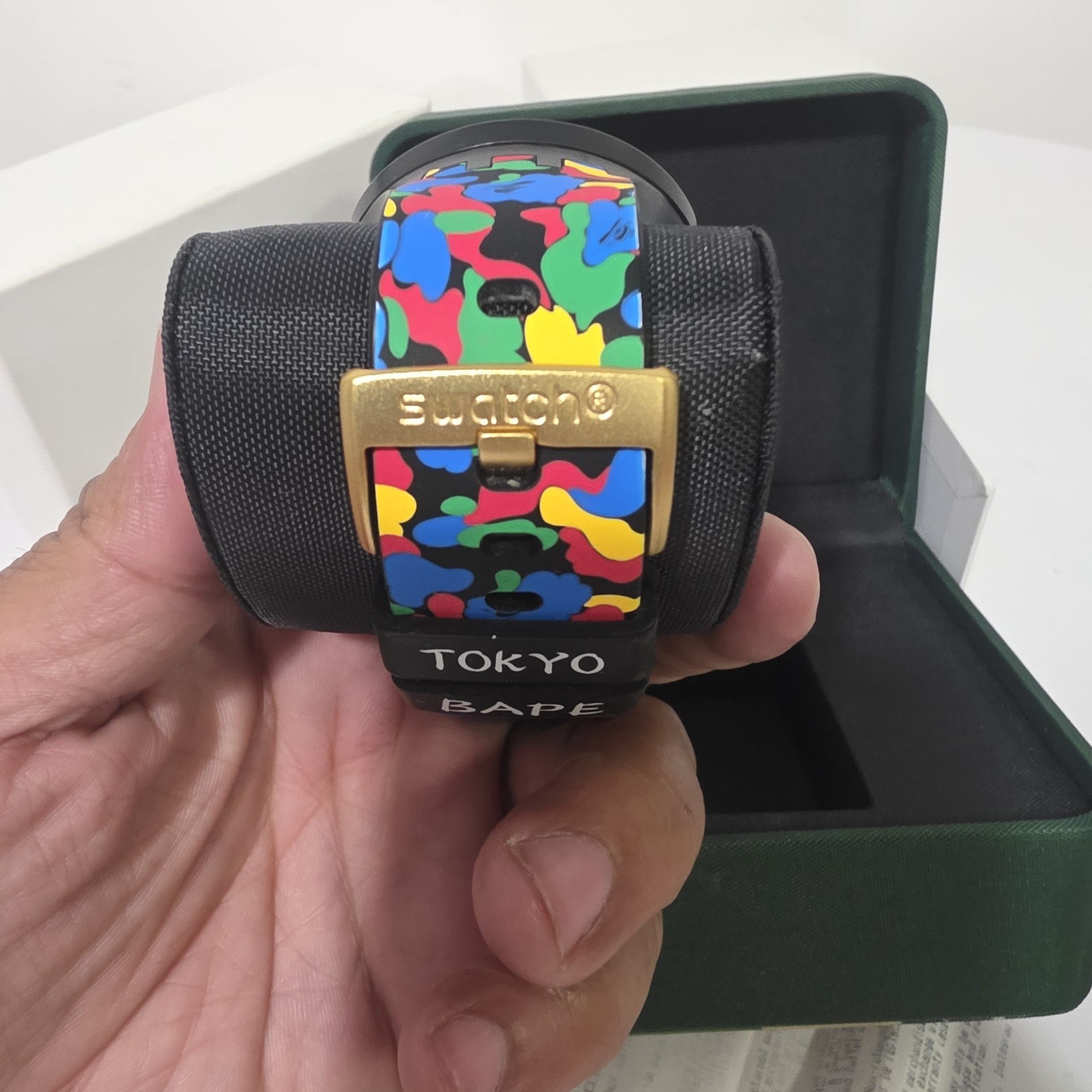 Bape Swatch Tokyo Bold Face