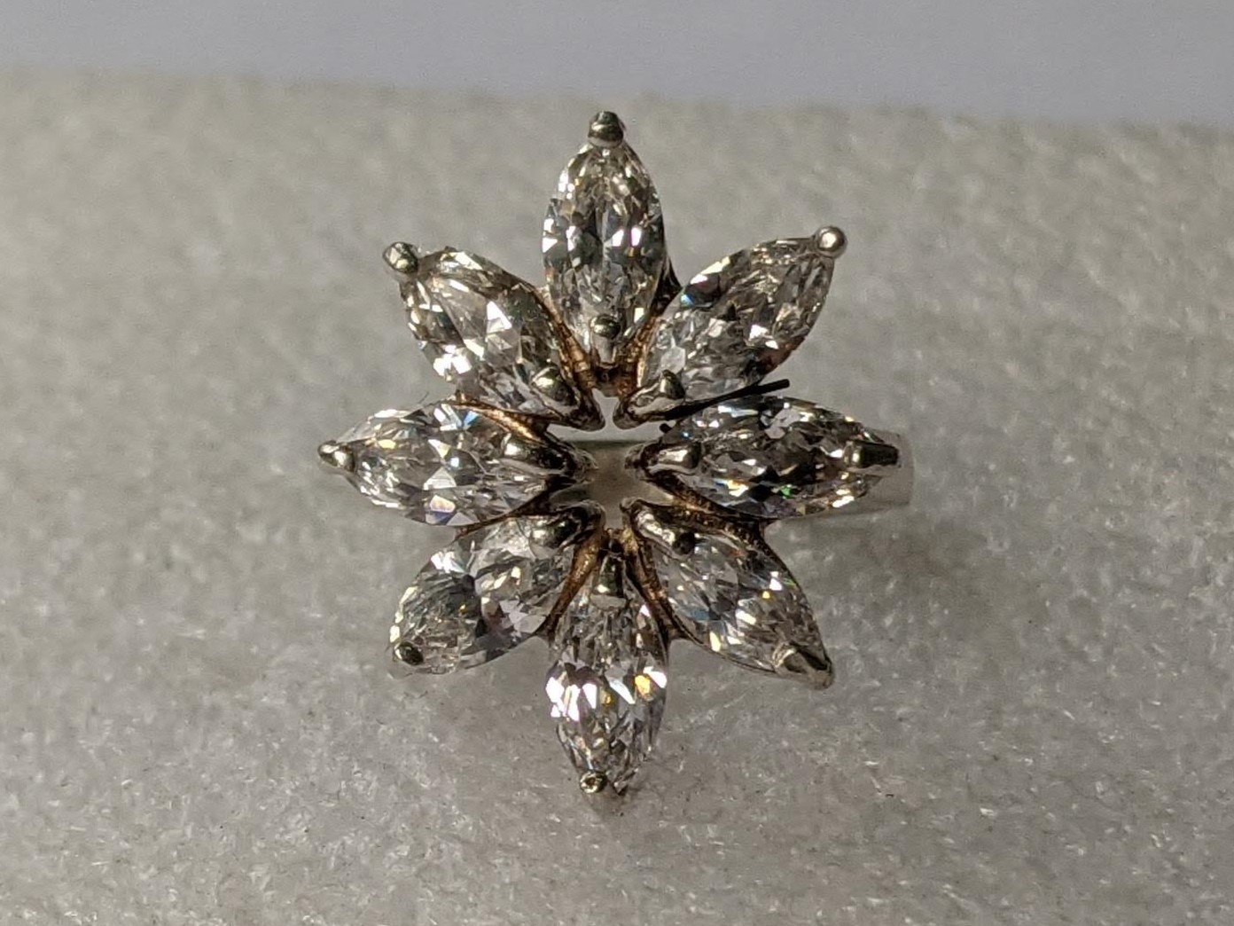 Vintage ring sterling silver 925 Size 7 Weight 7.83 g. Ukrainian jewelry.