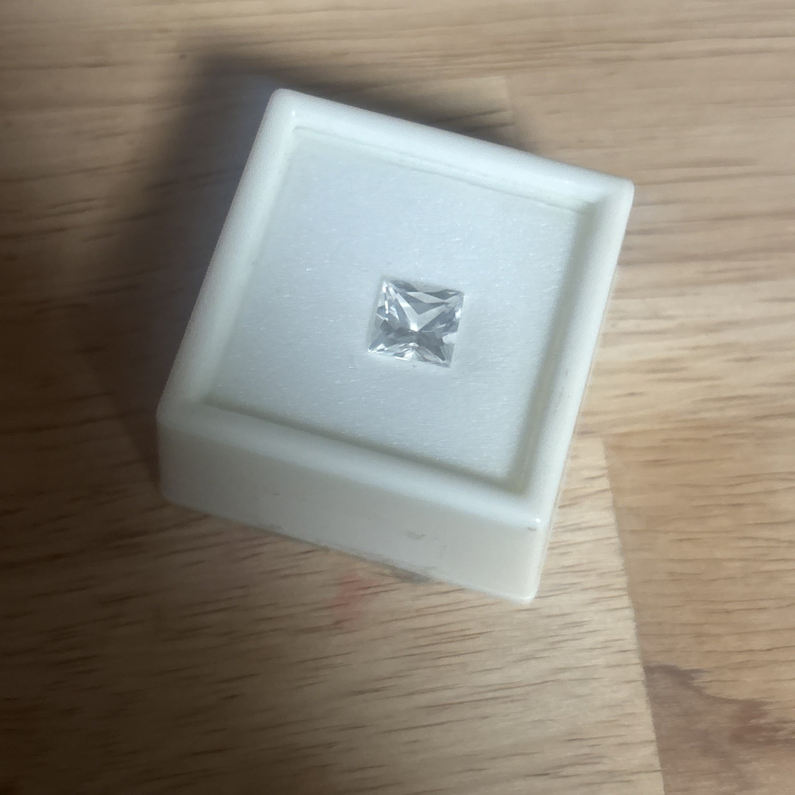 NEW 2.75ct White YAG Simulant Gemstone 8x8mm Gem Jewelry Stone Craft Piece