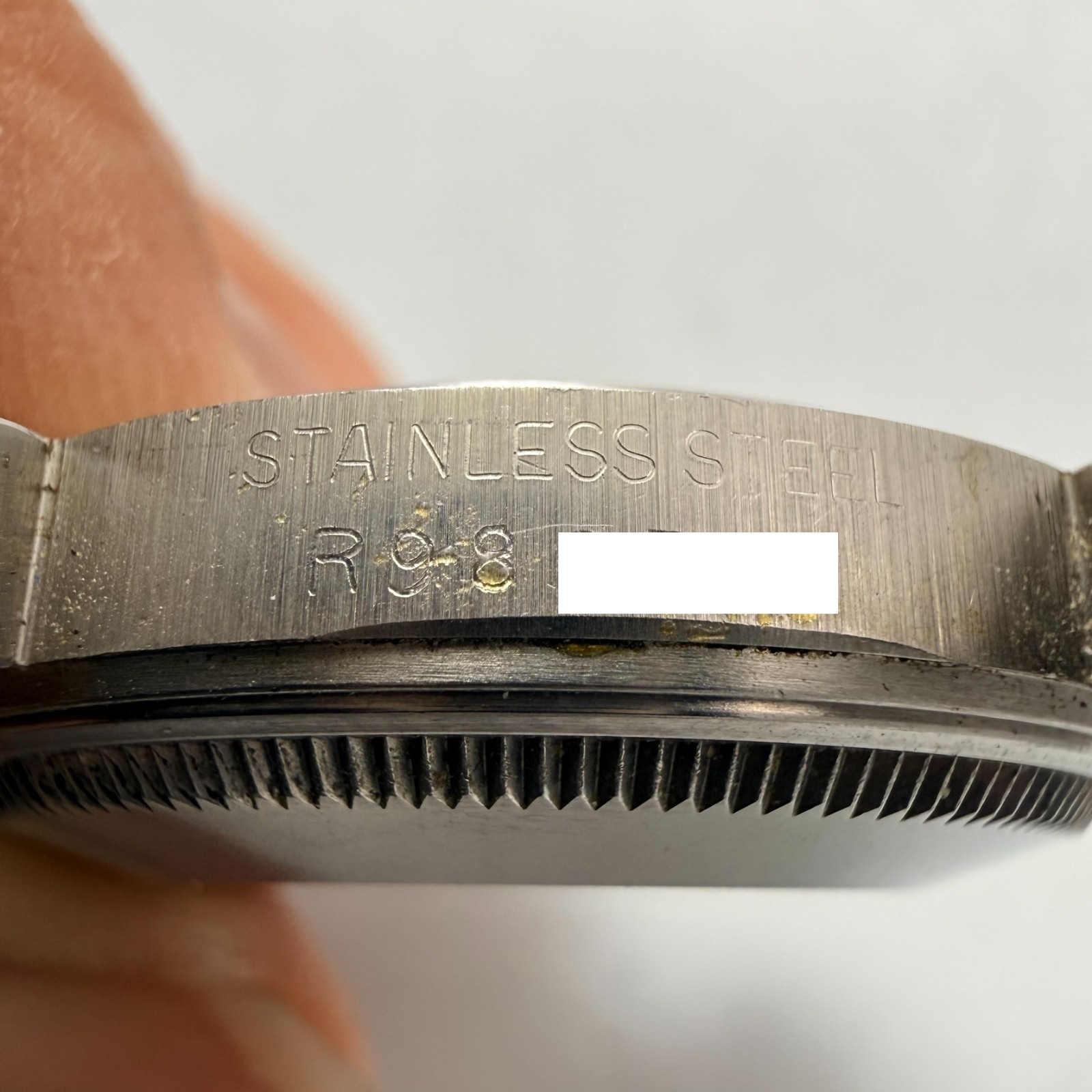 VINTAGE GENUINE ROLEX OYSTER DATE 15000 CASE 34MM QUICK SET FOR CAL 3035 # 795
