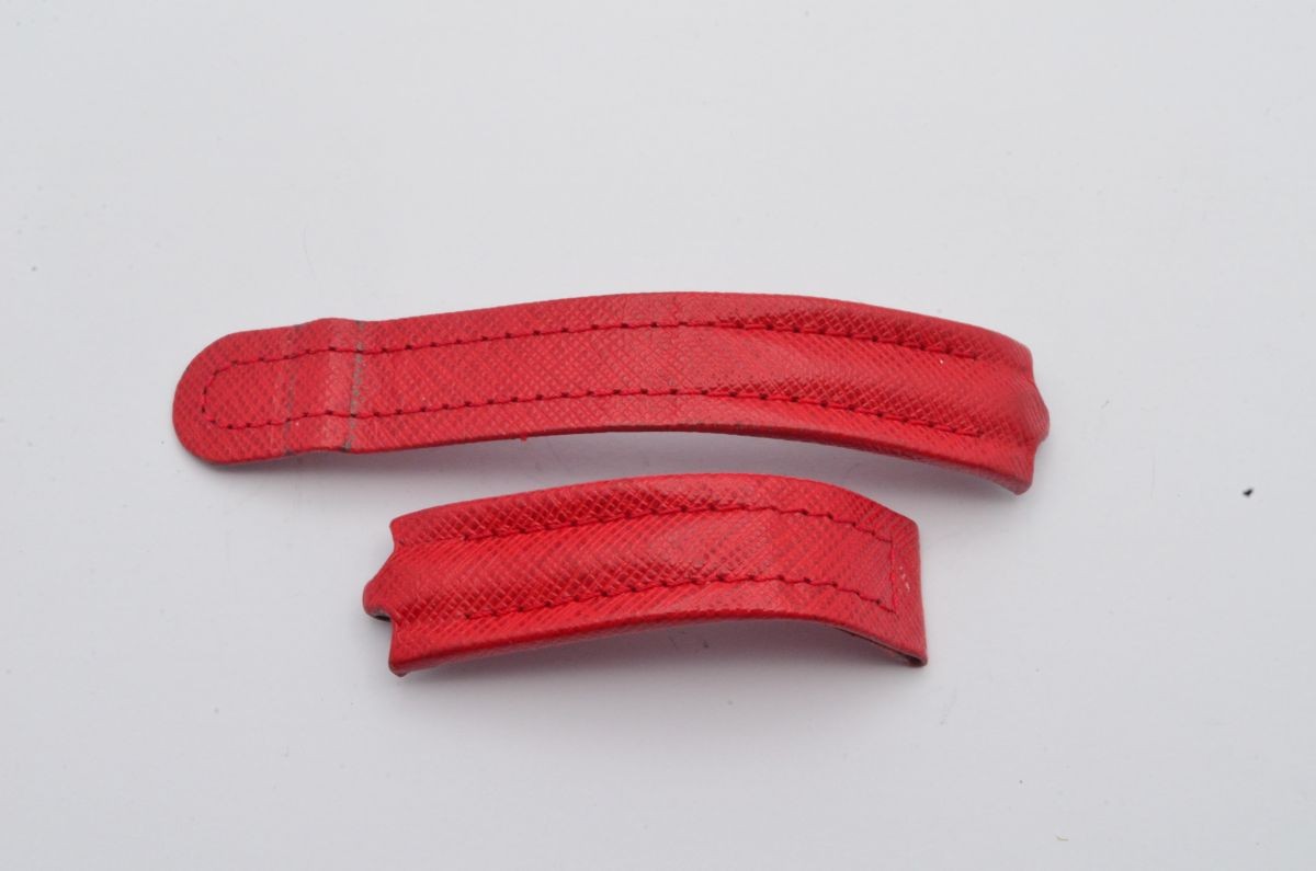Ebel Sportwave Herren Leder Armband 19Mm Für Faltschließe Rot