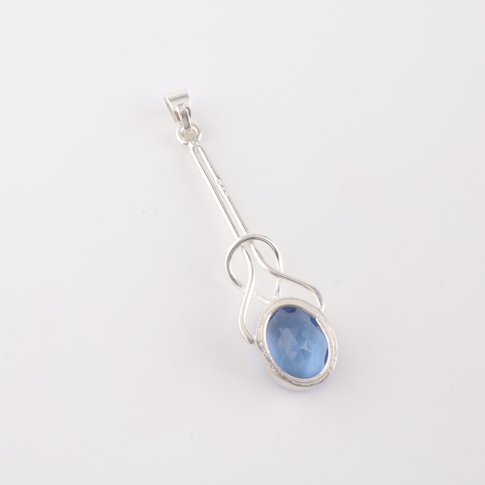 Tanzanite Gemstone 925 Sterling Silver Jewelry Handmade Partywear Pendant 1.79″
