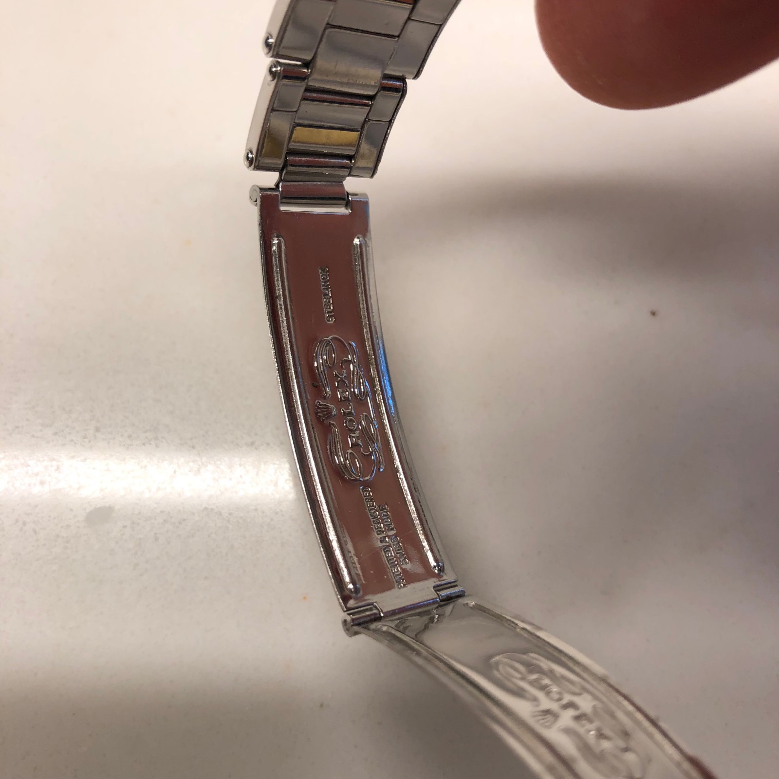 Rolex Date 1500 Oyster Perpetual Silver Arrow Steel Automatic Wristwatch