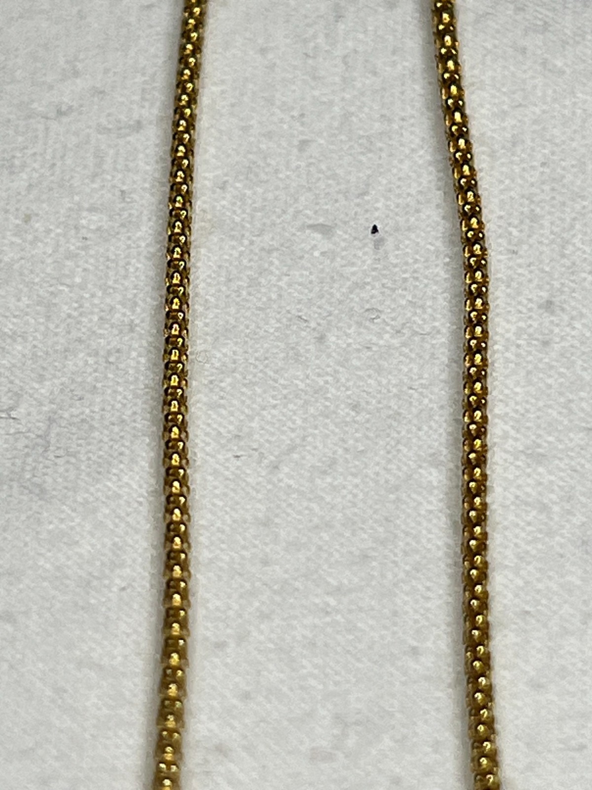7″ Italian-Made Gold-Over S925 Popcorn Style Bracelet – 1mm Width