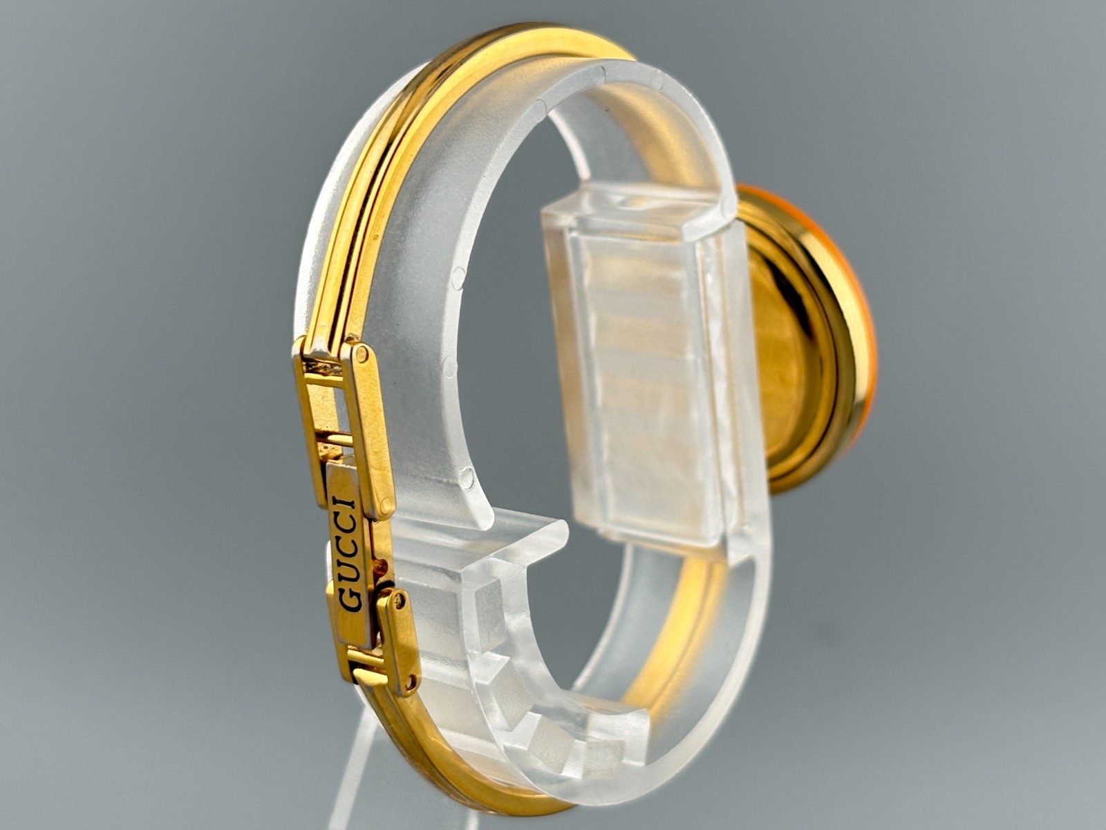 [S size Very Good] Gucci Change Bezel 11/12.2 Gold Yellow Watch Auth