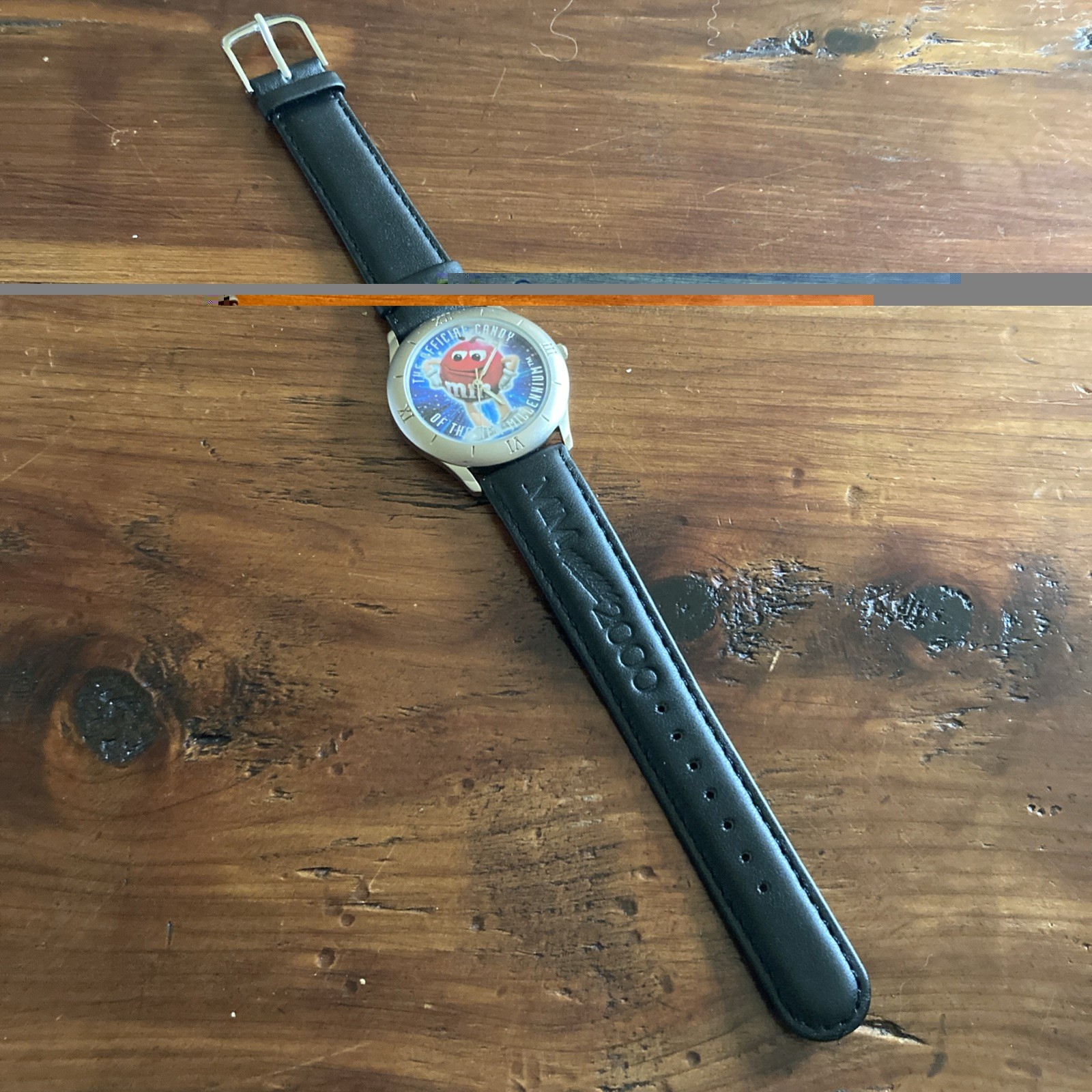M&M’s Official Candy of The New Millenium Watch Limited Edition 1998 New Battery