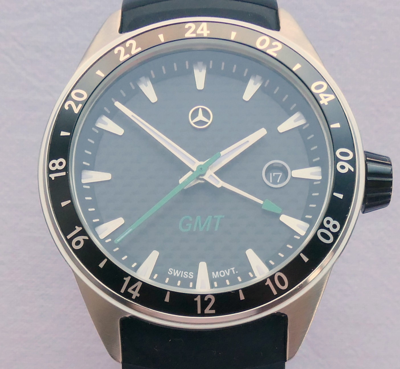 Mercedes Benz AMG DTM Petronas Motorsport Carbon Racing Car Accessory GMT Watch