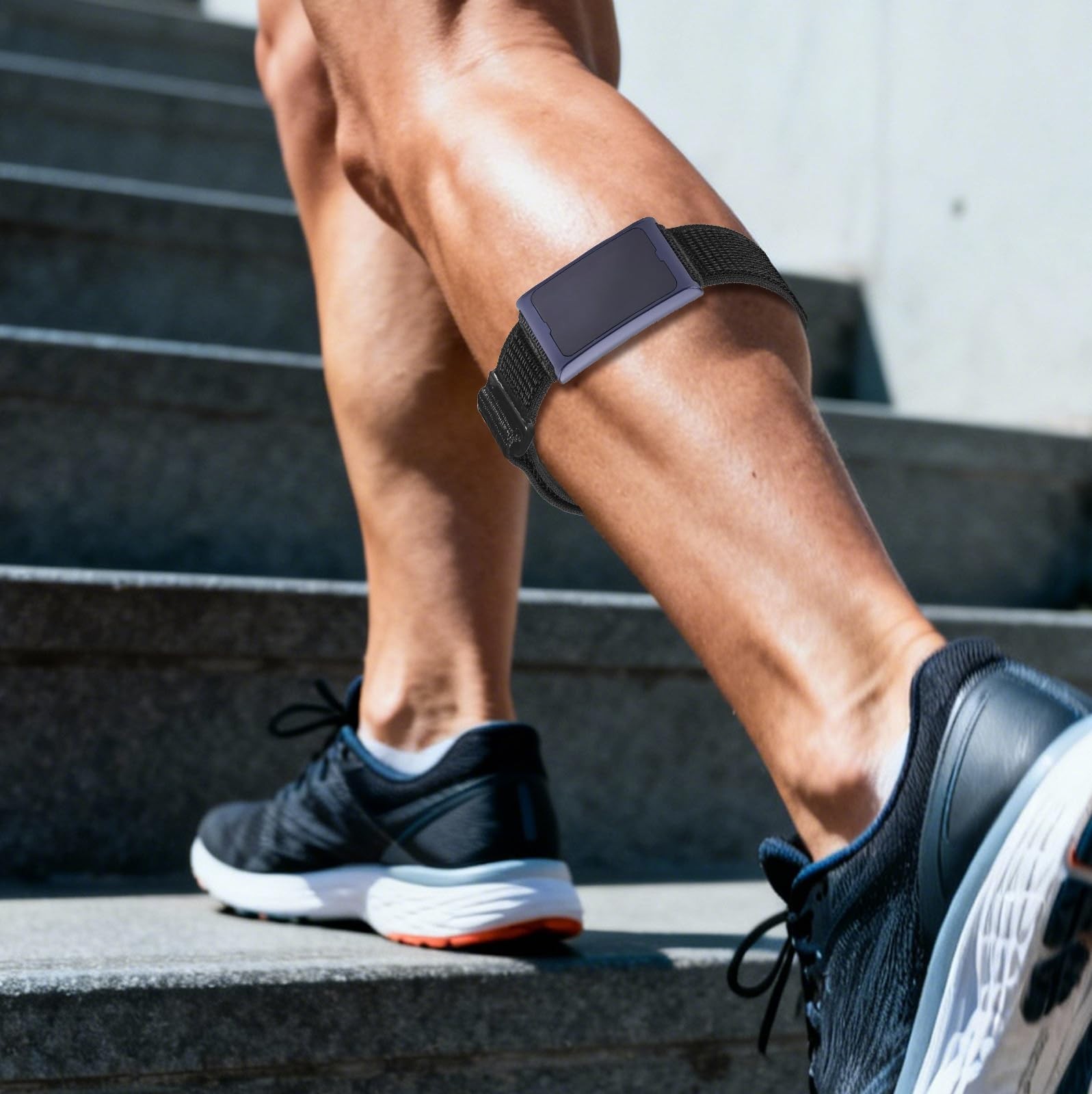 Breathable Nylon Loop Sport Strap for Amazfit Helio – Adjustable Lightweight Rep