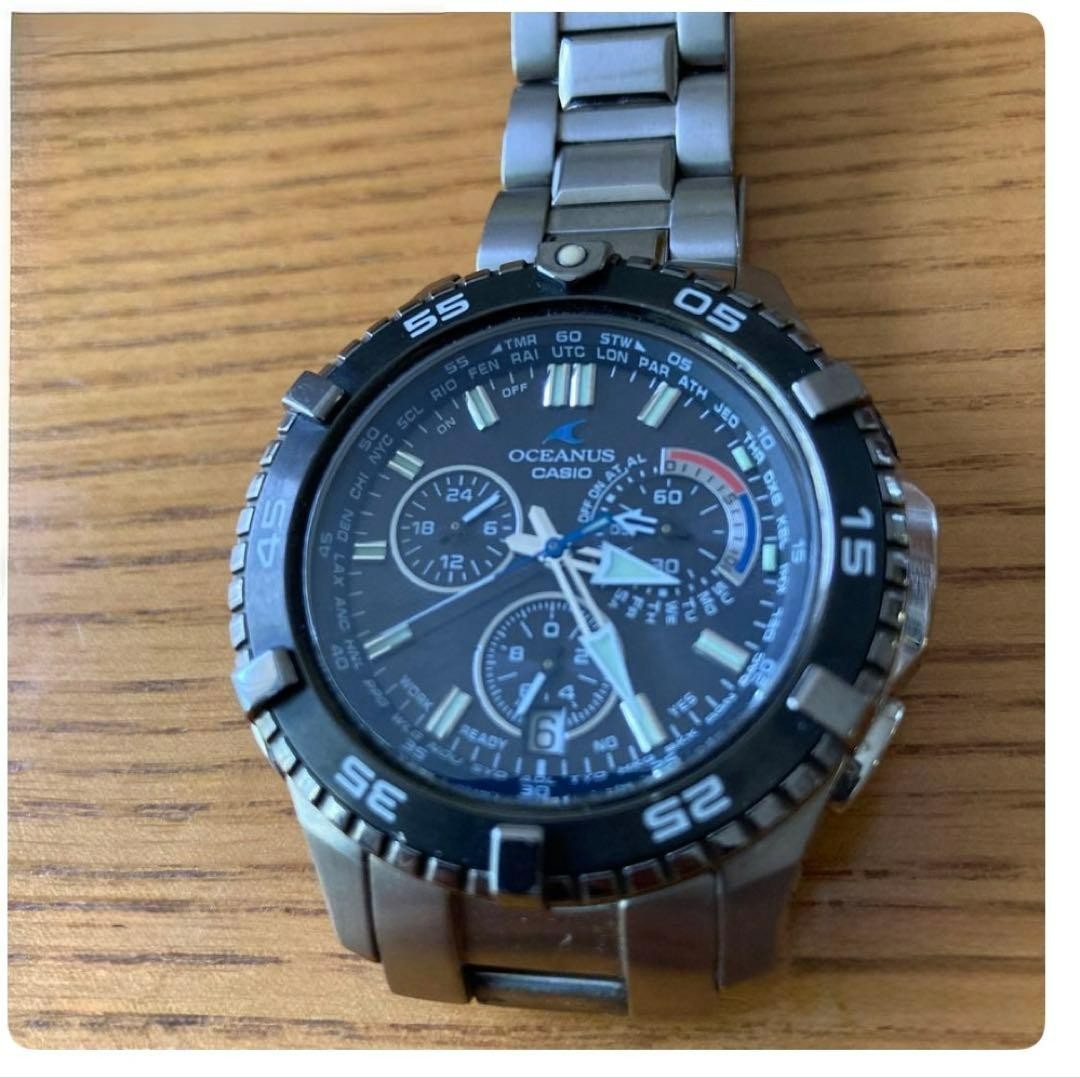 CASIO OCEANUS Cachalot OCW-P500TDJ-1A1JF Titanium Solar Radio Yacht Timer MB5