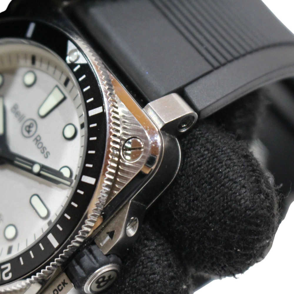 BELL & ROSS Diver White Steel BR03-92 White Men’s Used Watch #92030