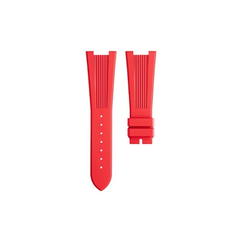 25mm Short FKM Rubber Strap Band Fits Patek Philippe Nautilus Series Watches