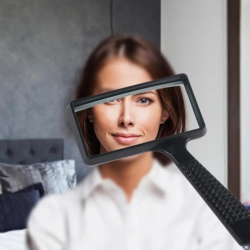 Handheld Rectangular 3X Magnifier Magnifying Glass Loupe For Reading Jewelry US