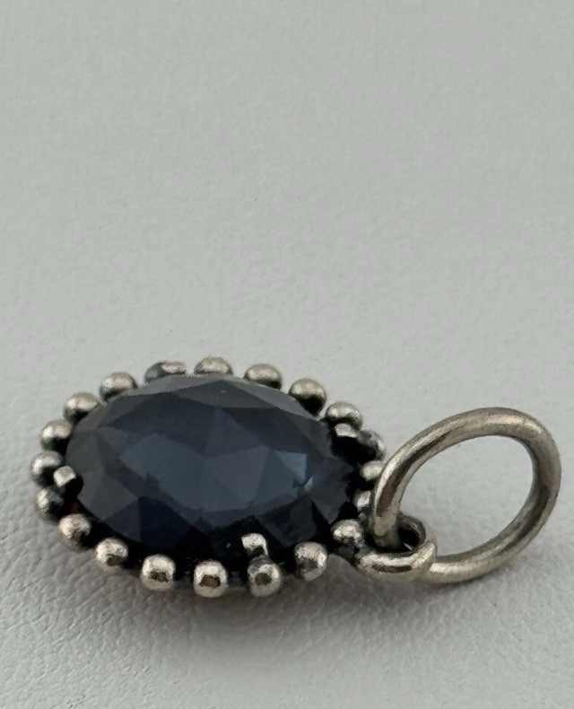 Pandora Midnight Star Pendant Sterling Silver Dark Blue Crystal 390361NBC