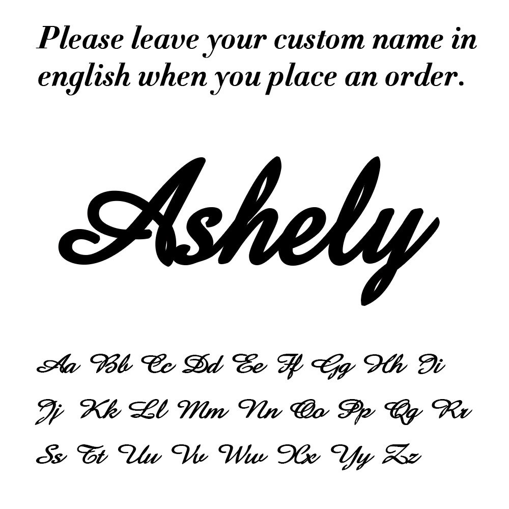 Personalized Name Necklace – Custom Script Pendant, Stainless Steel, Elegant Gif
