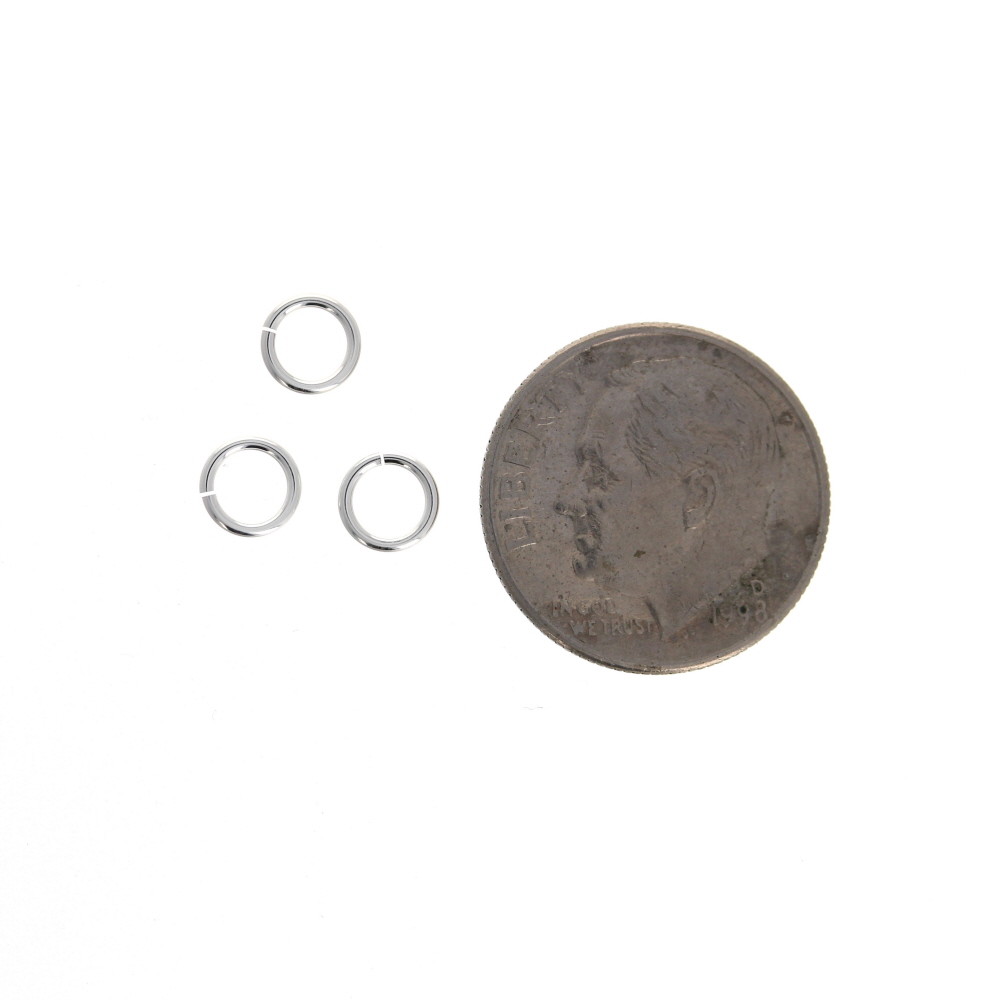 25pc, 5mm 20 gauge Sterling Silver Open Jump Rings Small Jump Rings High Quality