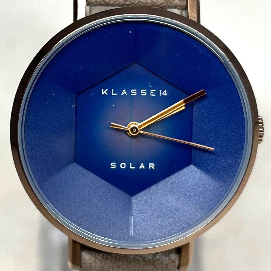 KLASSE14 Volare Solar Horizon Watch Navy 5ATM Waterproof From Japan