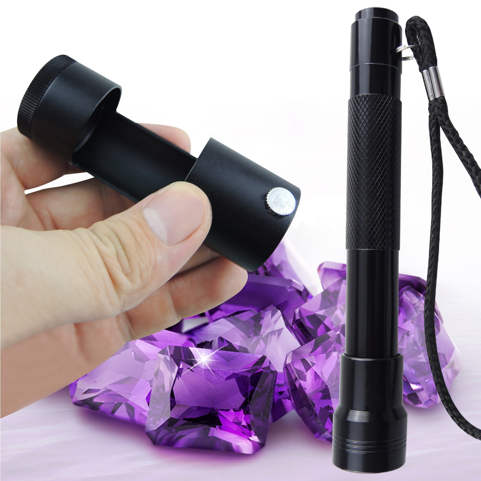 ILPO-787 Handheld Polariscope Gem Tester with Flashlight 80mm Jeweler Gemologist