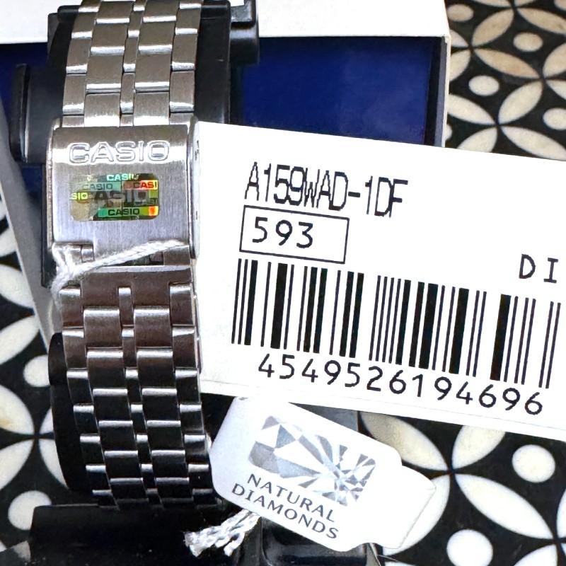 CASIO A159WAD-1D Diamond Series Digital Watch