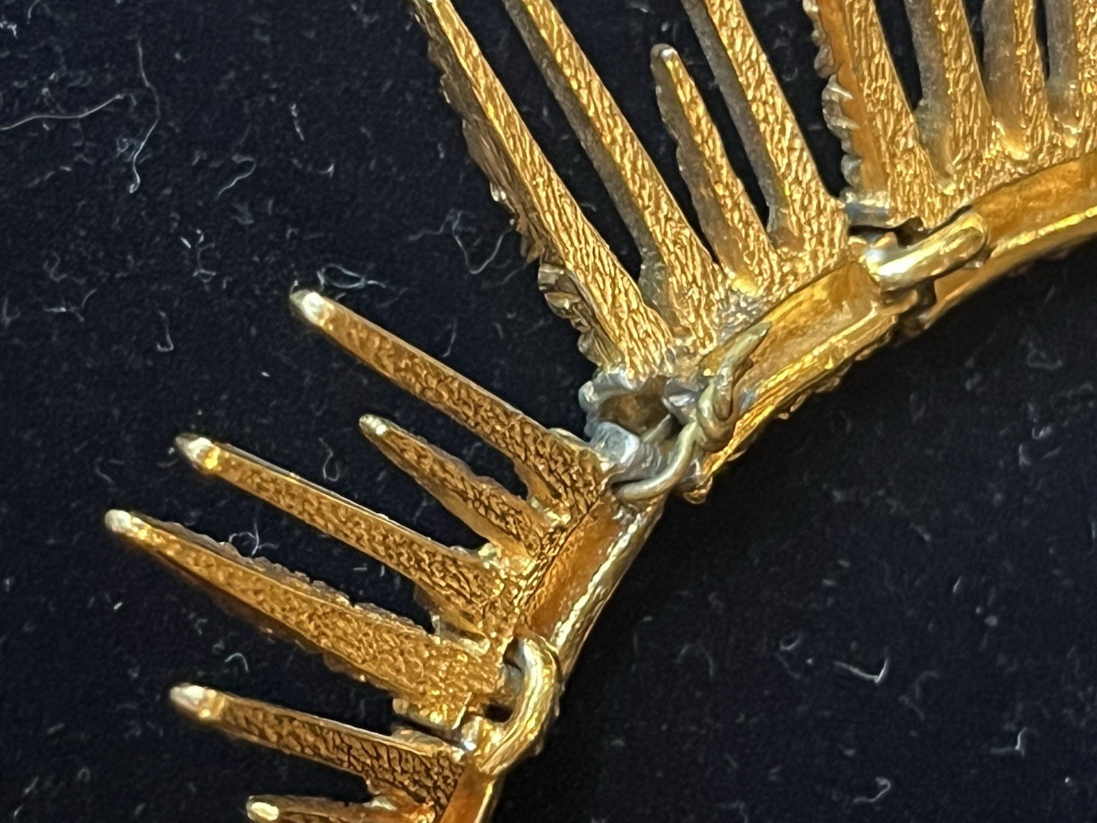 Vintage Marcel Boucher Gold Tone Necklace AS IS