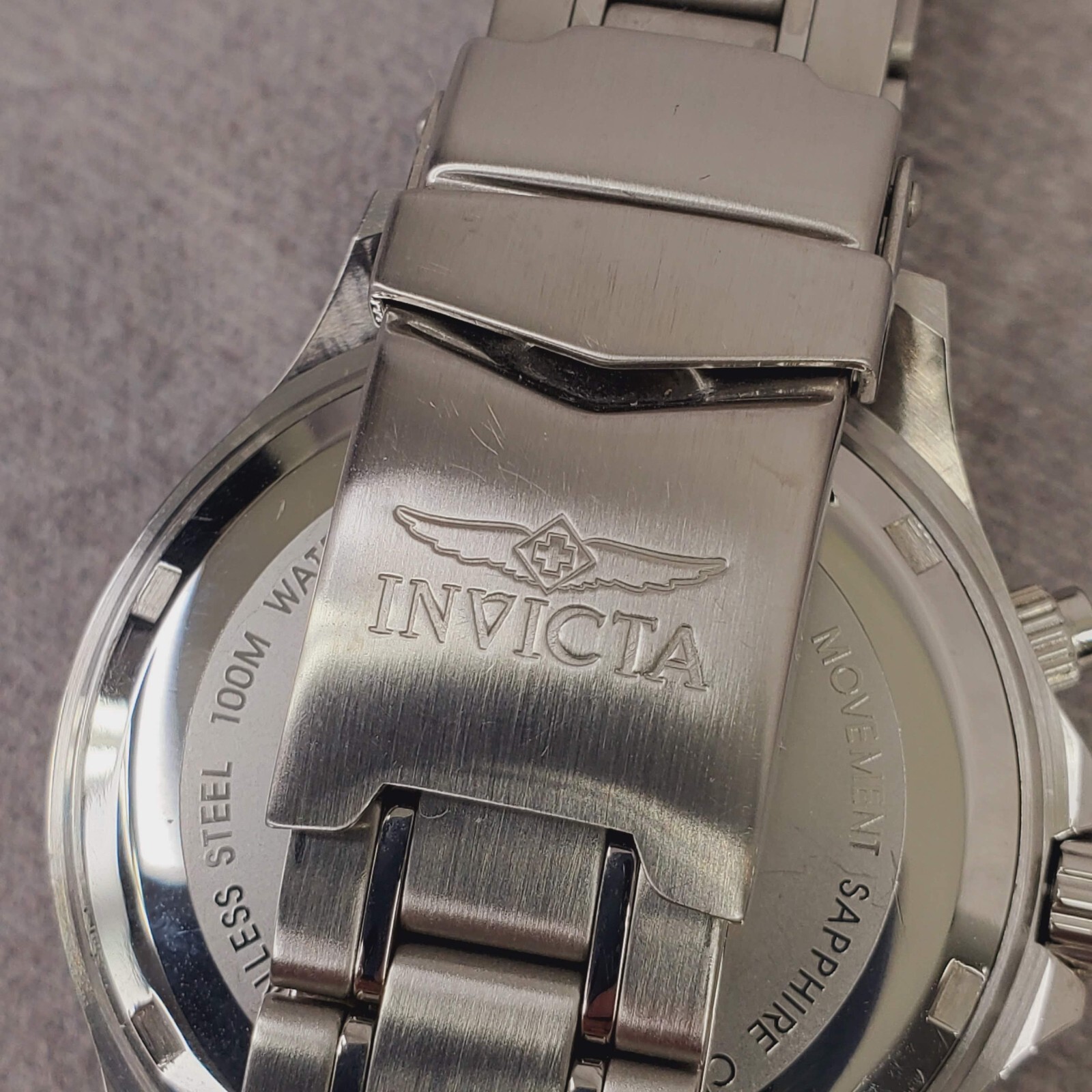 Rare Invicta Watch Model 2902 Tachymetre Limited Edition – 3 Slot Case Rose Gold