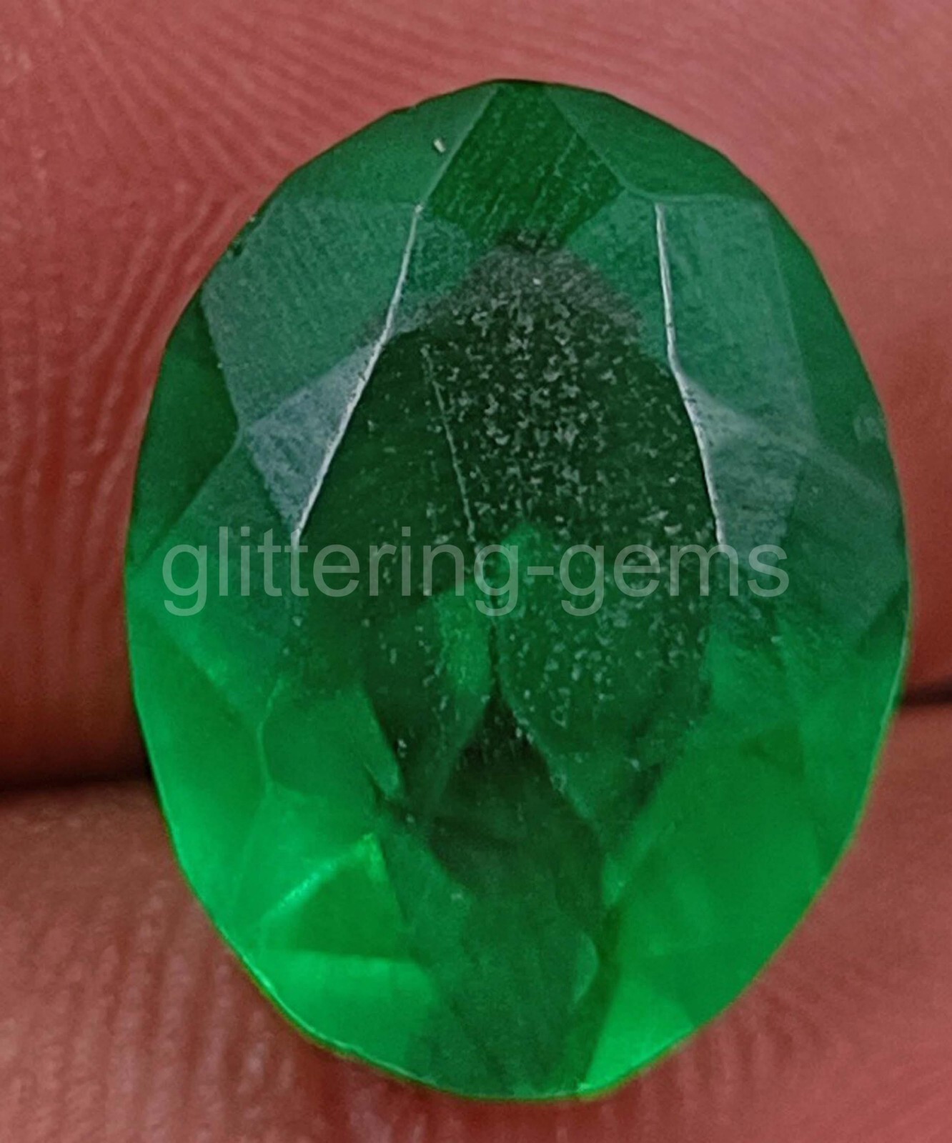 7.00 CT Pakistani Green Emerald IGL Certified Oval Cut Loose Gemstone 5JJV