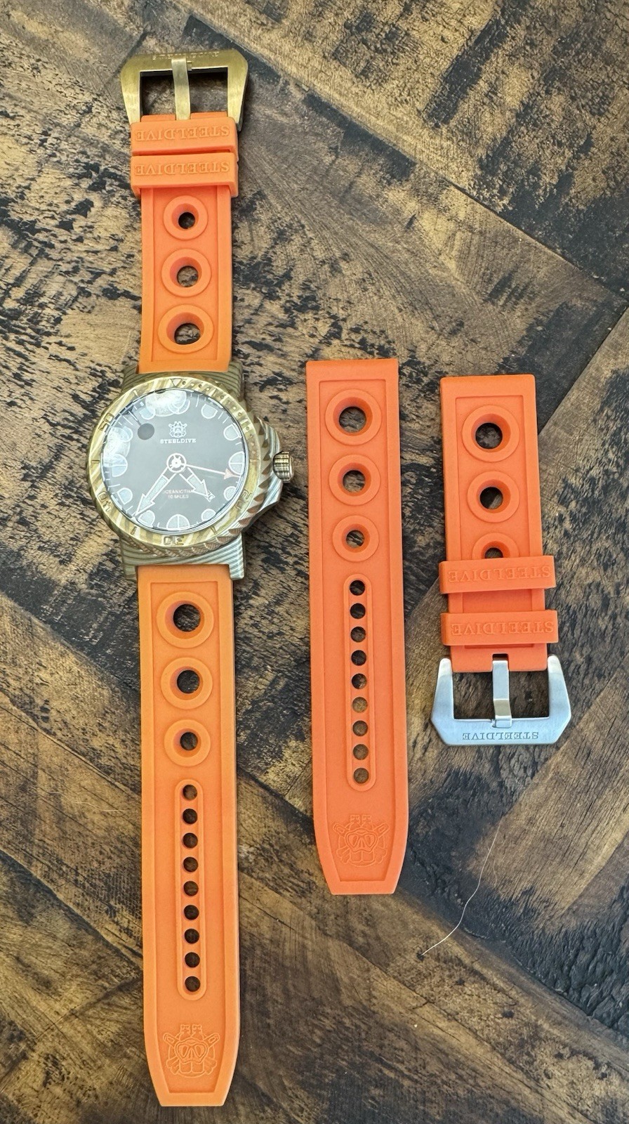 Steeldive SD1982Z Mokume Gane Automatic Dive Watch