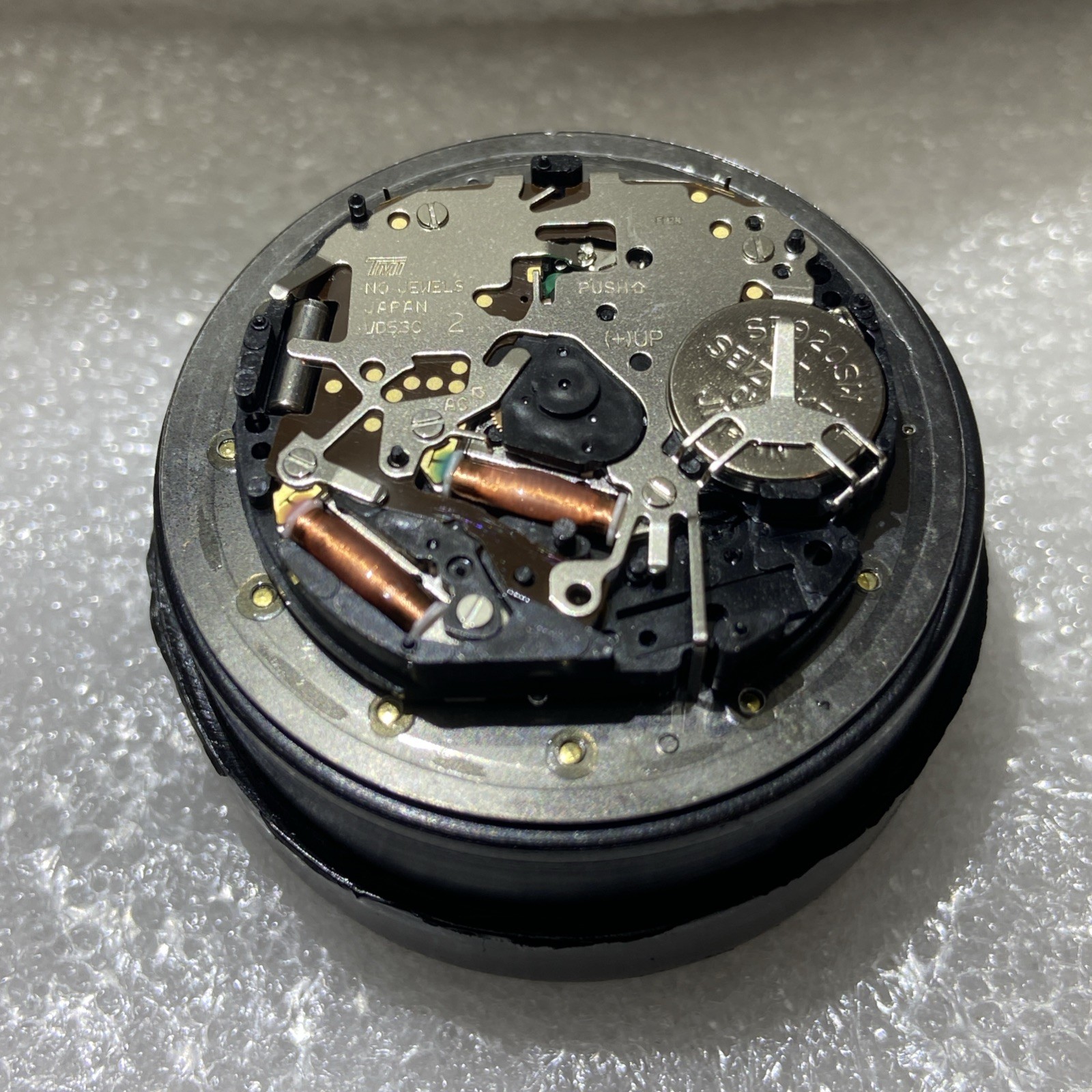 Invicta Chronograph 6981 Quartz Movement, Hands, and Dial (Parts, 100% Works)