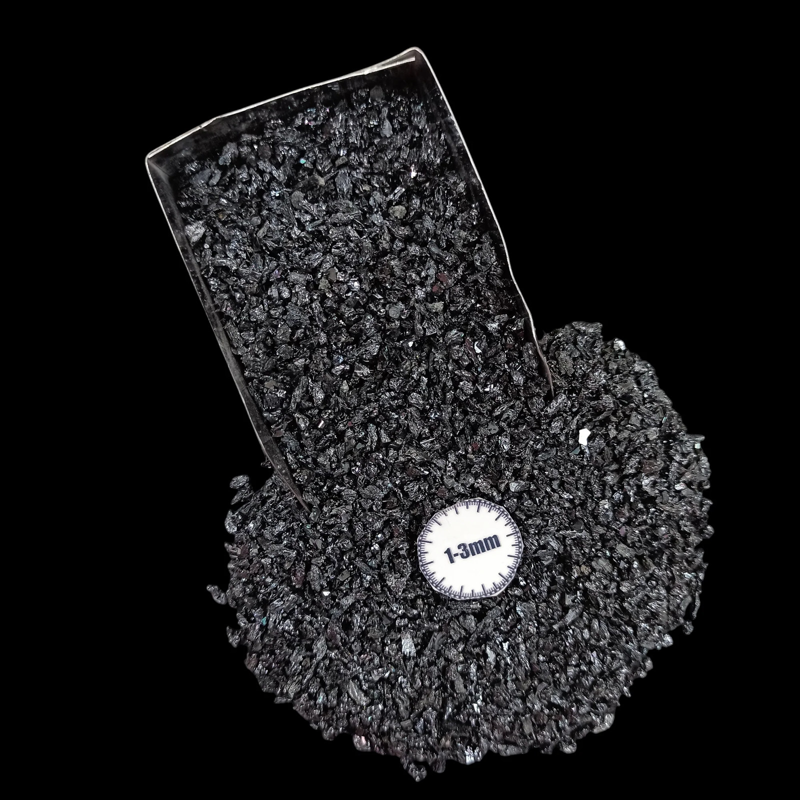 Carborundum 1-3mm Gemstone Granules for Craft Bottles Inlay