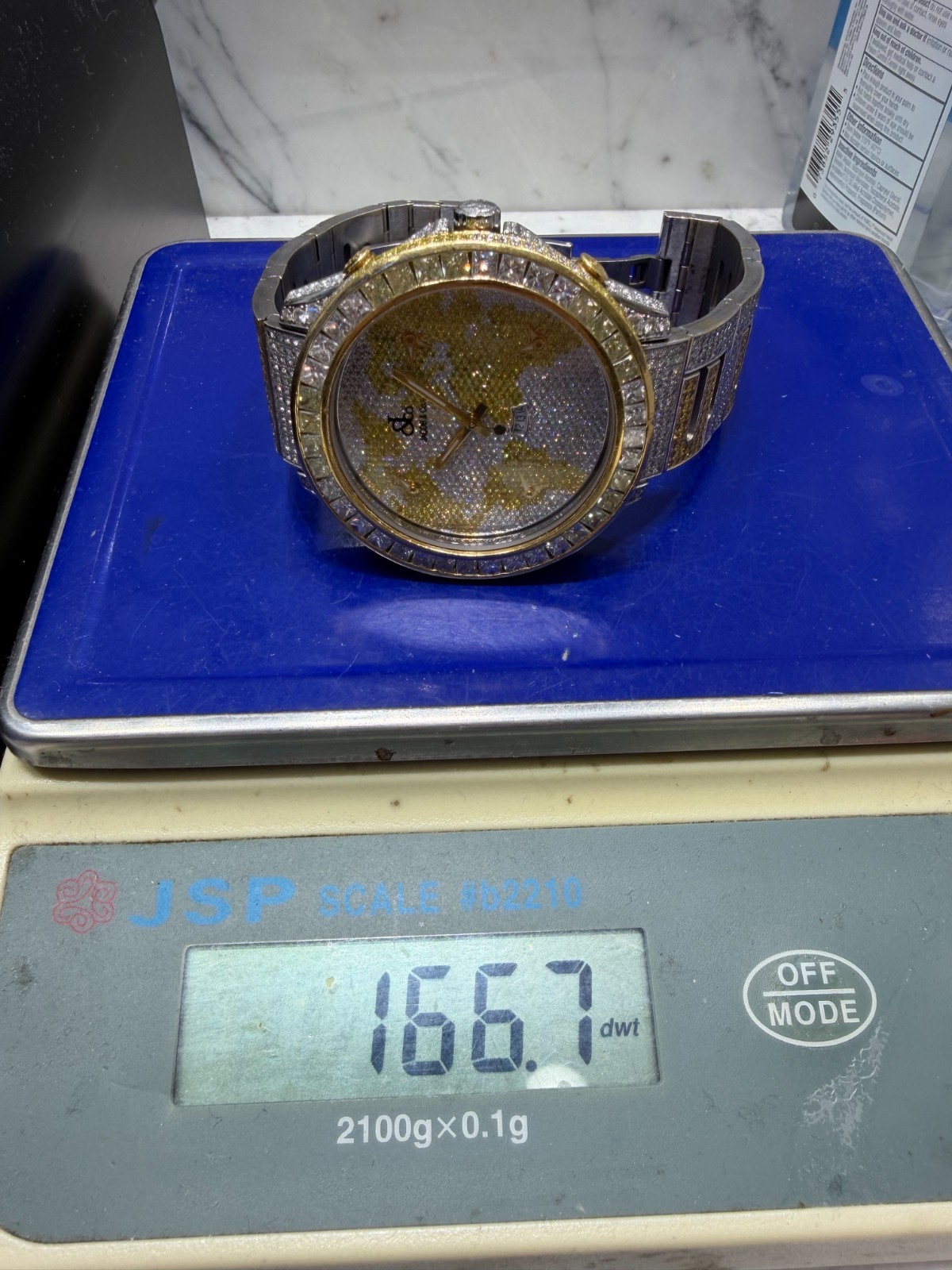 Jacob and Co 5 Time Zone The World Is Yours in Paved Diamonds