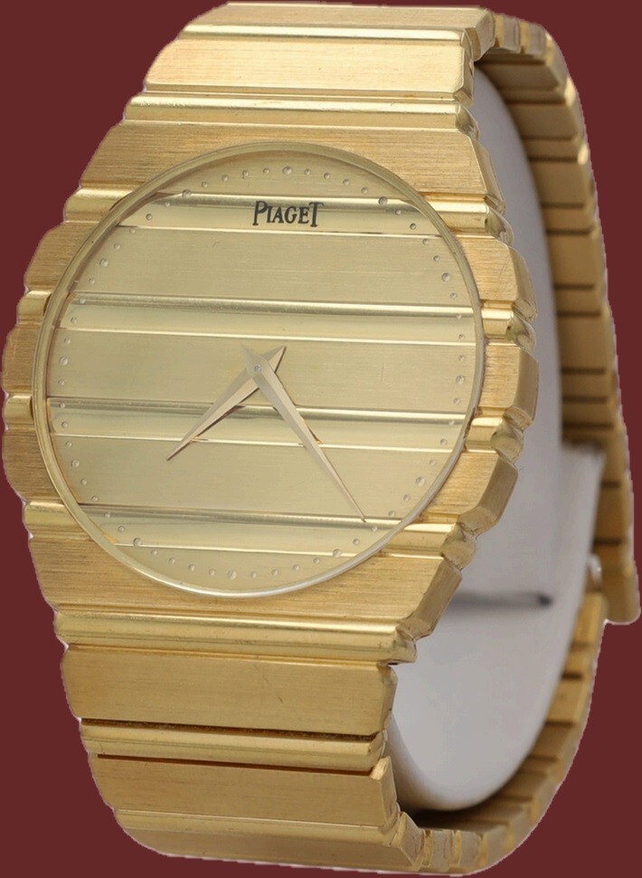 Piaget Polo 18k Gold Men’s Watch – 7661 C701 Original Case and TGS Certification