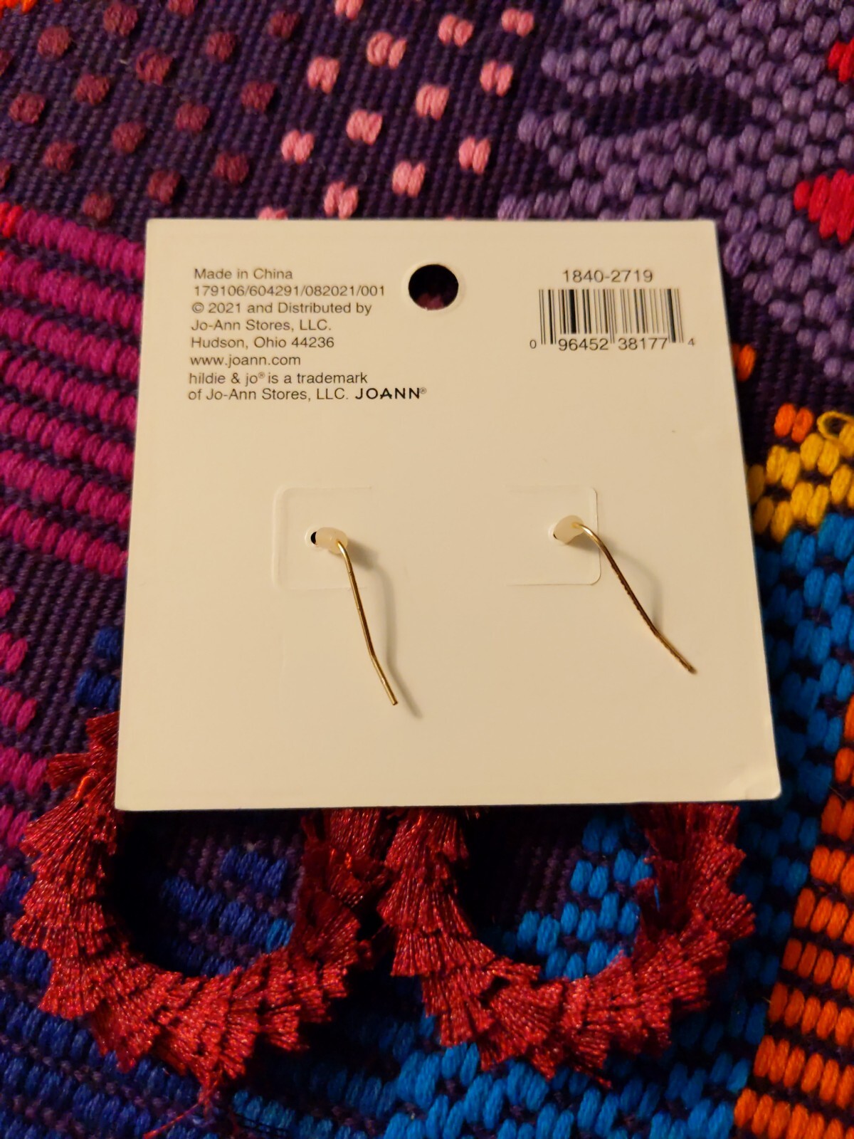 Hildie & Jo Red Holiday Earrings