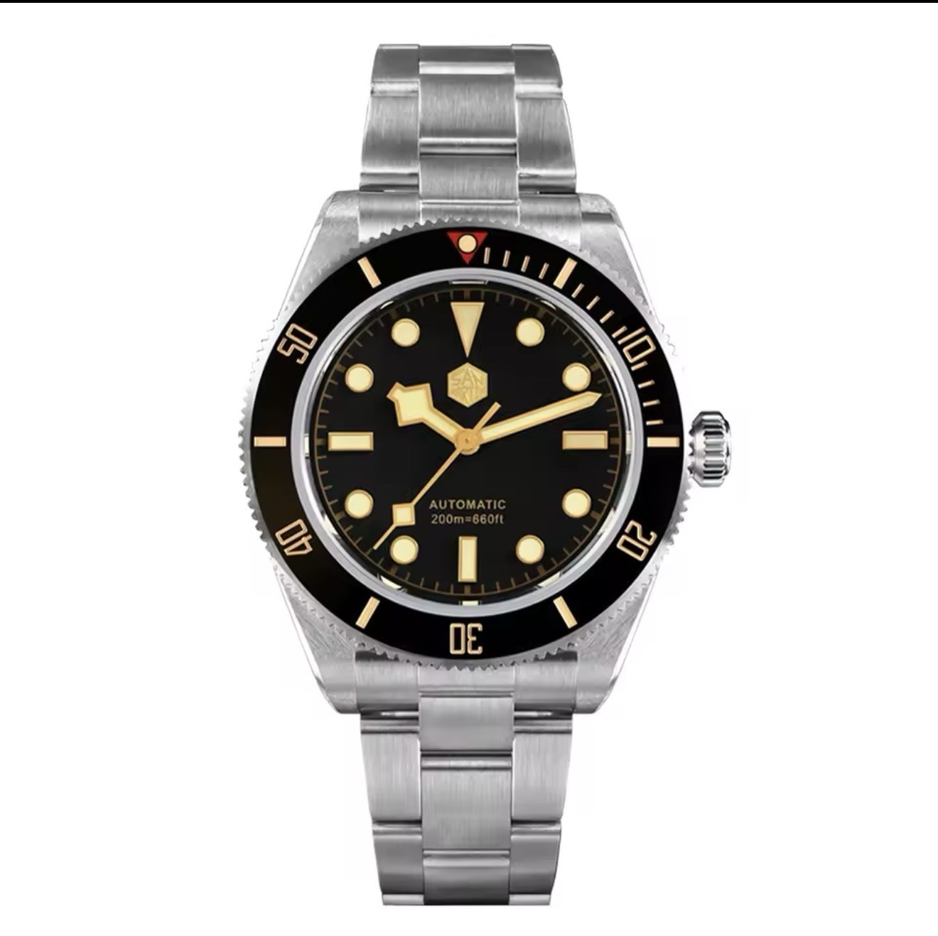 San Martin 40mm Automatic NH35A Sapphire Black Dial 2