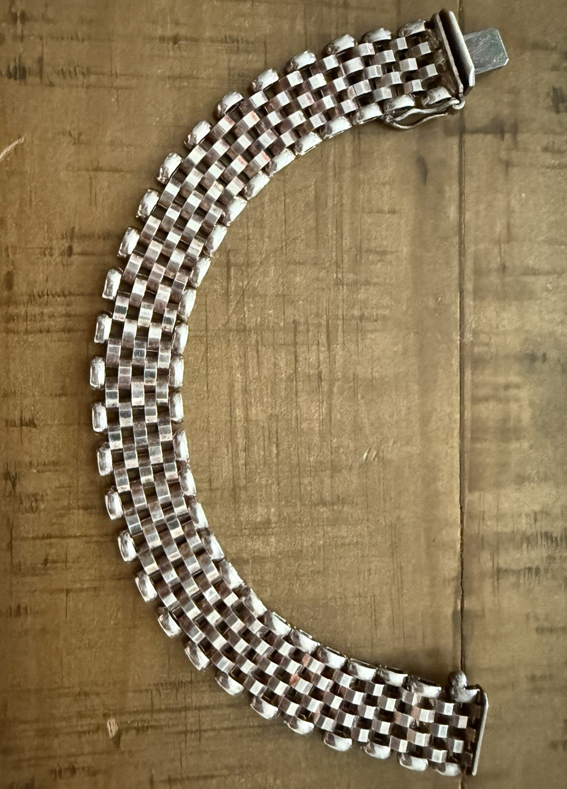 Milor Italy Sterling Silver Bracelet SZ-7” 20-Grams