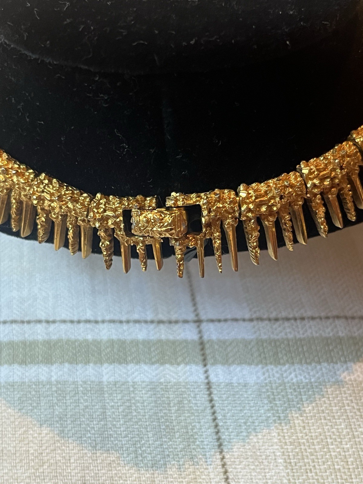 Vintage Marcel Boucher Gold Tone Necklace AS IS