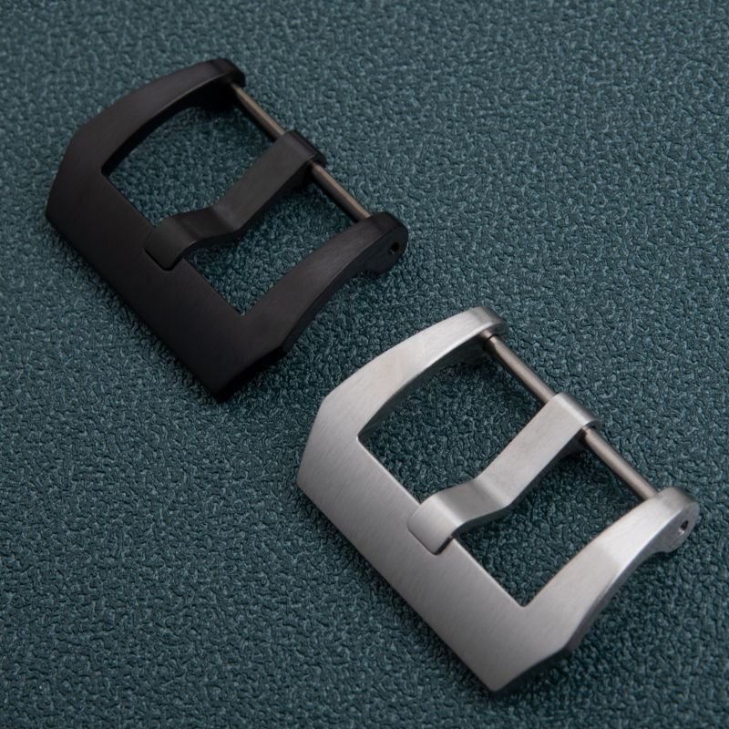 Fit for Panerai Rubber Leather Straps 20 22mm SS Watch Strap Buckle Pin Clasp