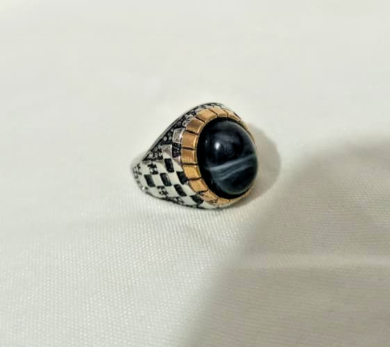 Vintage Style Boys Toddler Ring Silver Color Ages 1 to 3 Years Old
