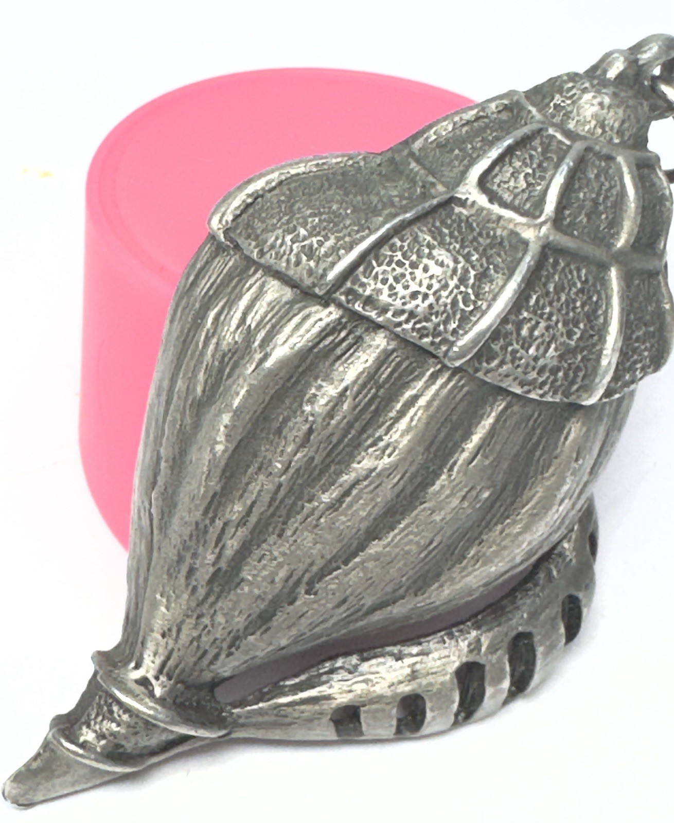 Vintage Pendant 3pc Lot Silver Pewter Sun Face Shell Seagull Some Signed