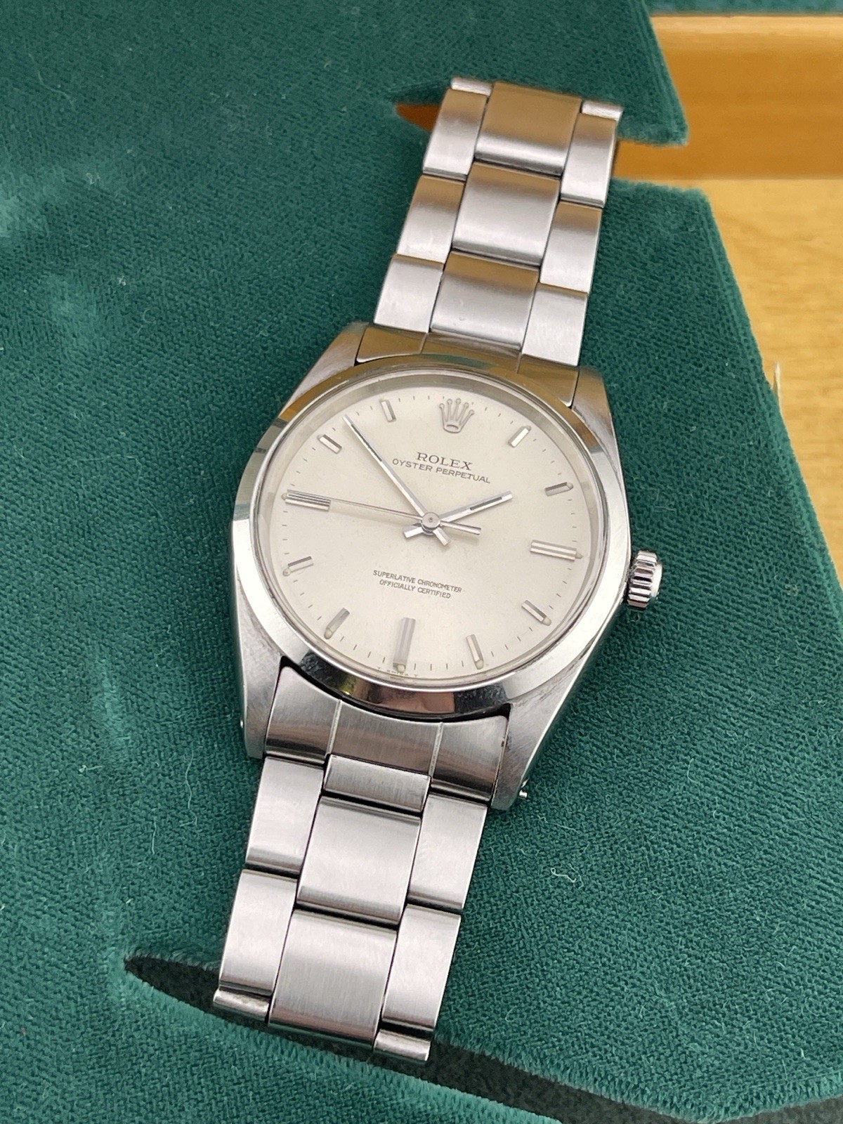 Rolex Oyster Perpetual ref. 1018 36mm Box & Papers