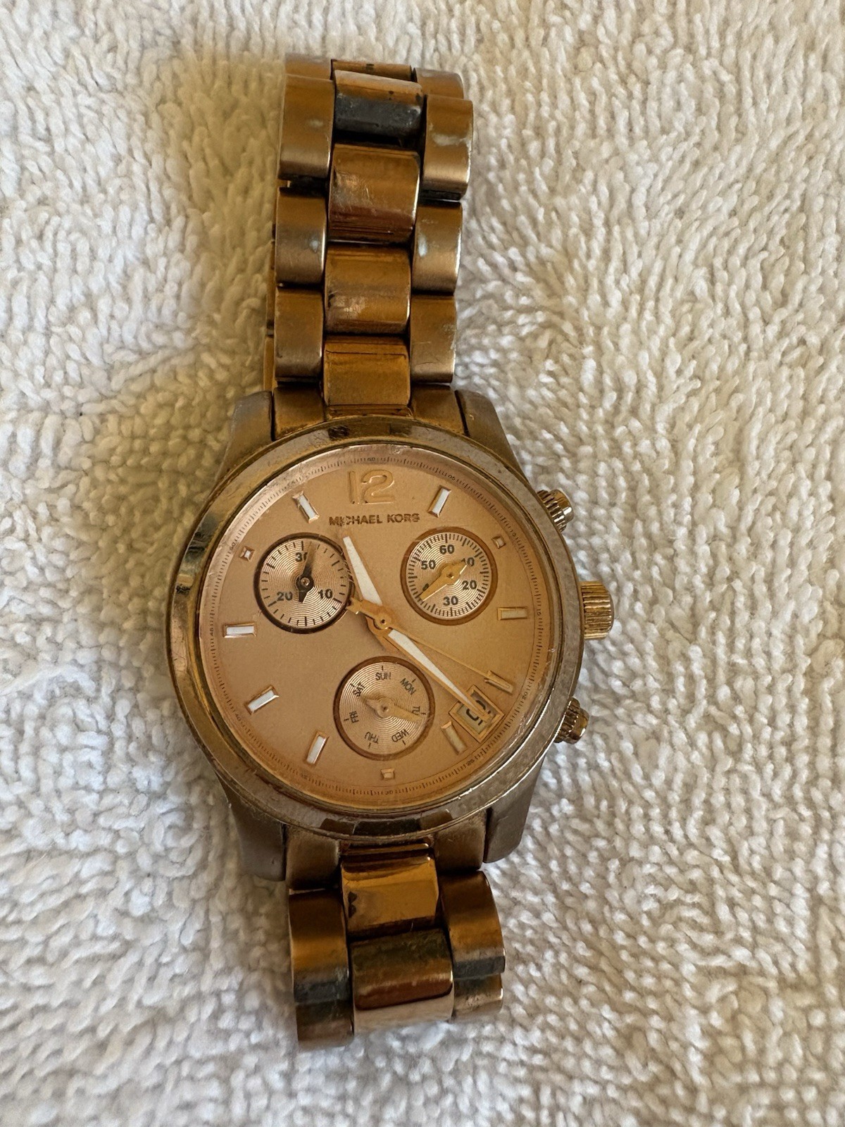 Michael Kors MK5128 Runway Rose Gold Stainless Steel Women’s Watch