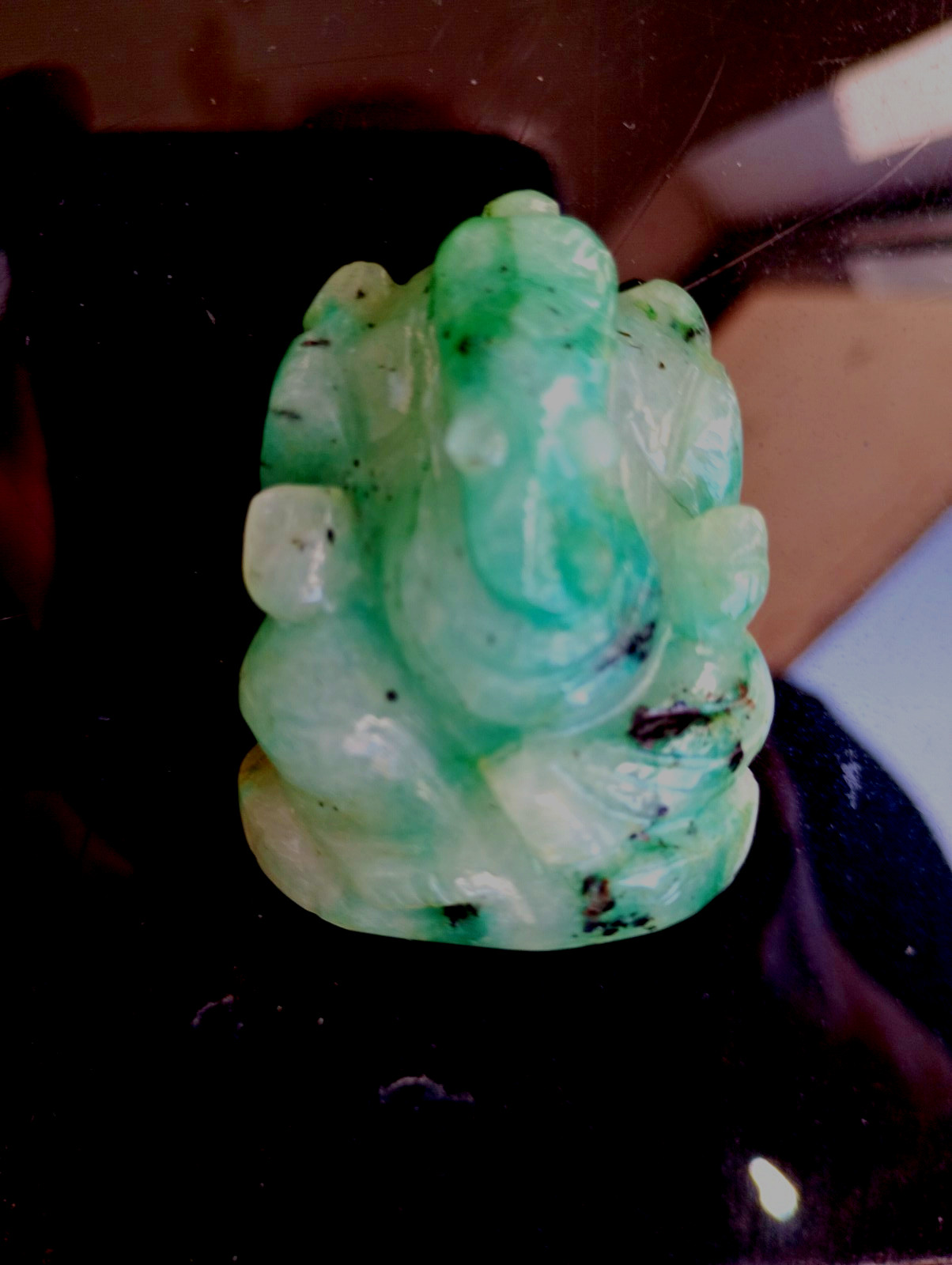 302.75 Ct Emerald Green Ganesh